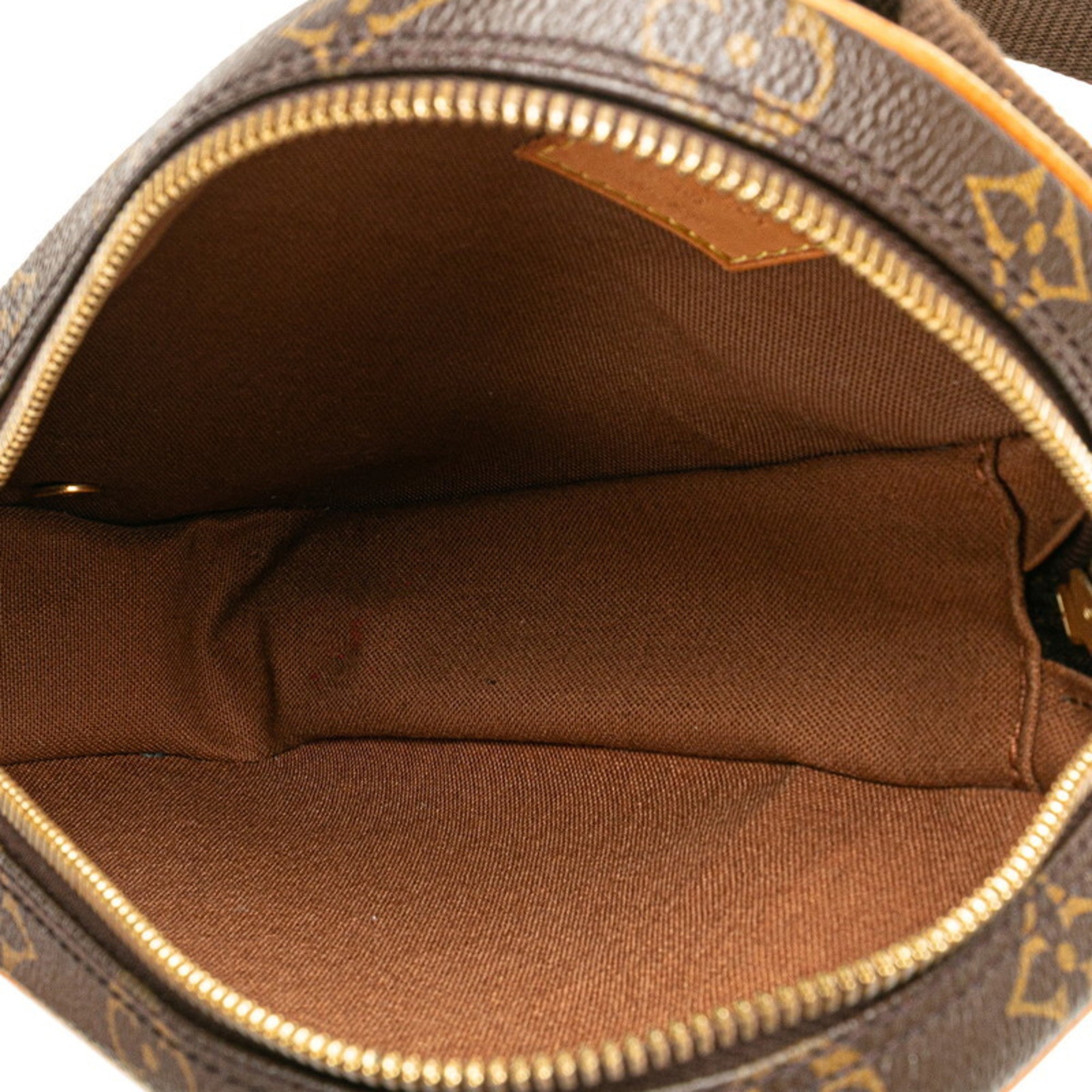 Louis Vuitton Brown Pvc Leather Sling Bag (Pre-Owned)