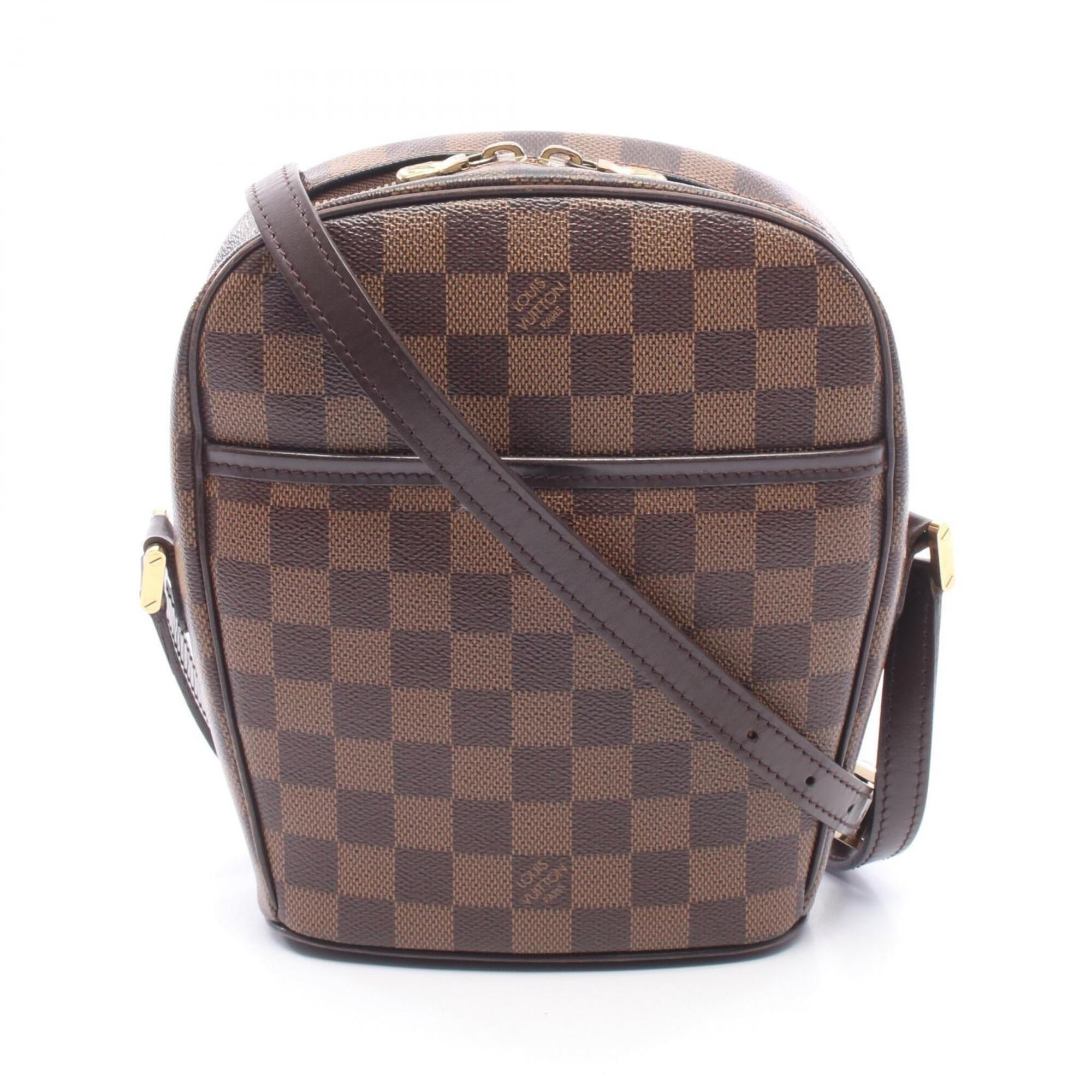Louis Vuitton Brown Coated Canvas Pvc Damier Canvas Leather Handbag Shoulder Bag (Pre-Owned)