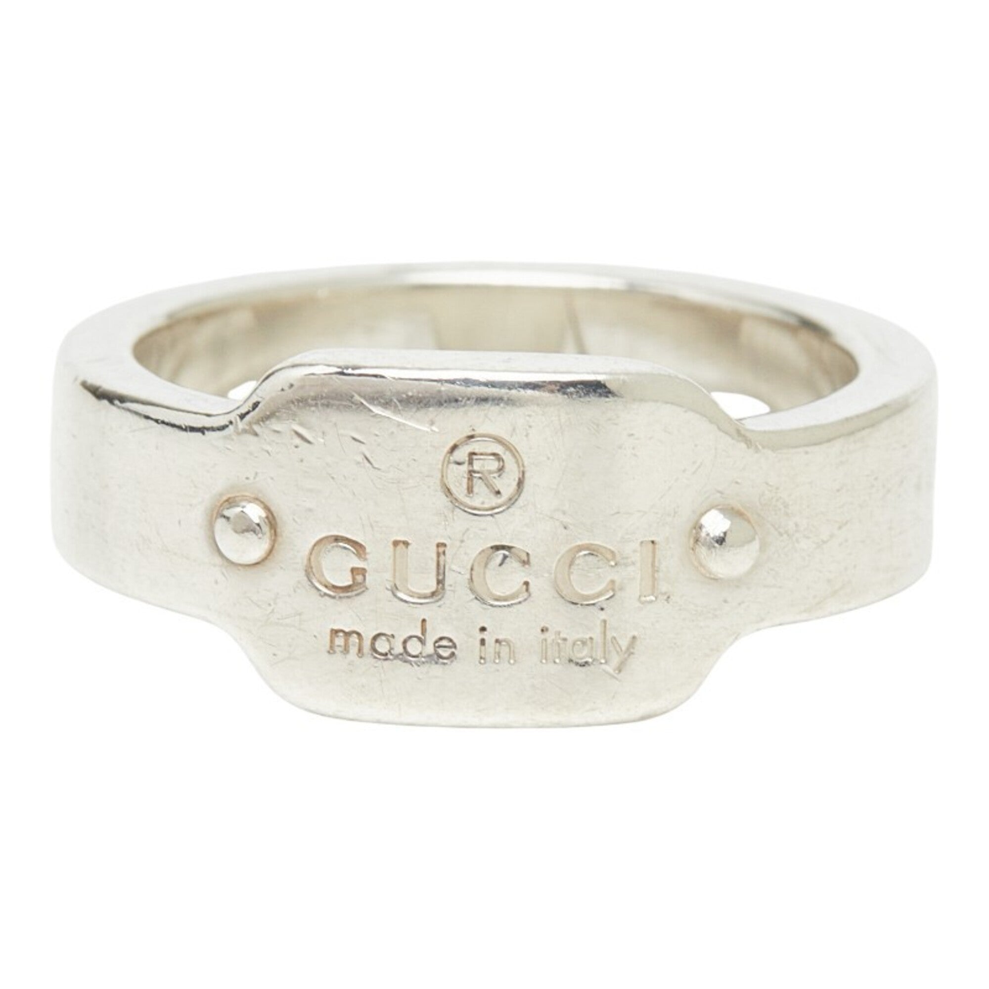 Gucci Silver 925 Band Ring (Pre-Owned)