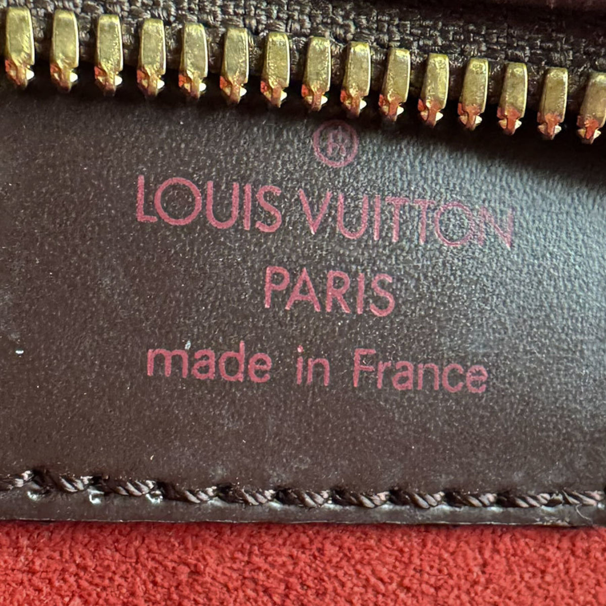 Louis Vuitton Damier Canvas Ebene Damier Canvas Handbag (Pre-Owned)