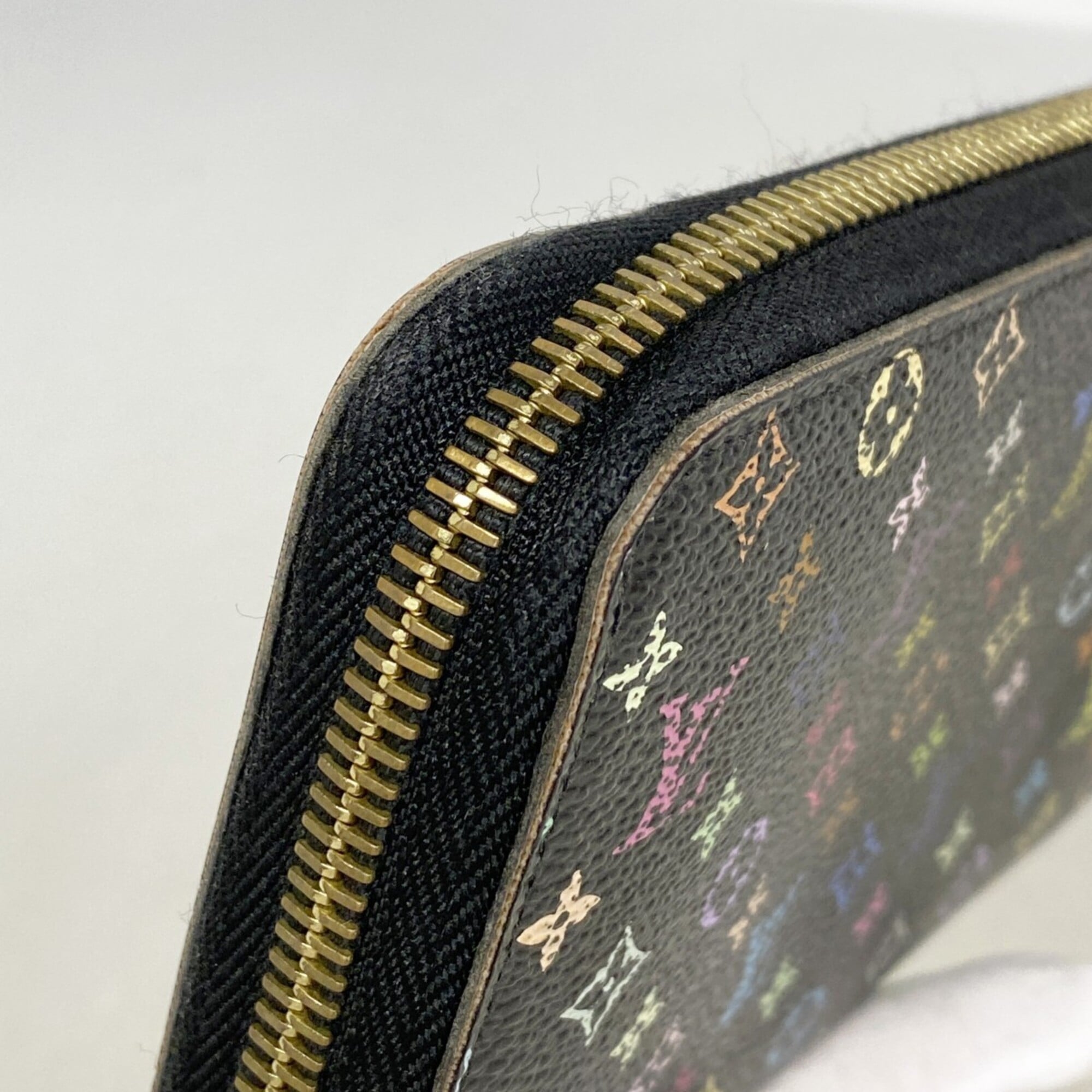 Louis Vuitton Grenade Noir Long Wallet (Bi-Fold) (Pre-Owned)