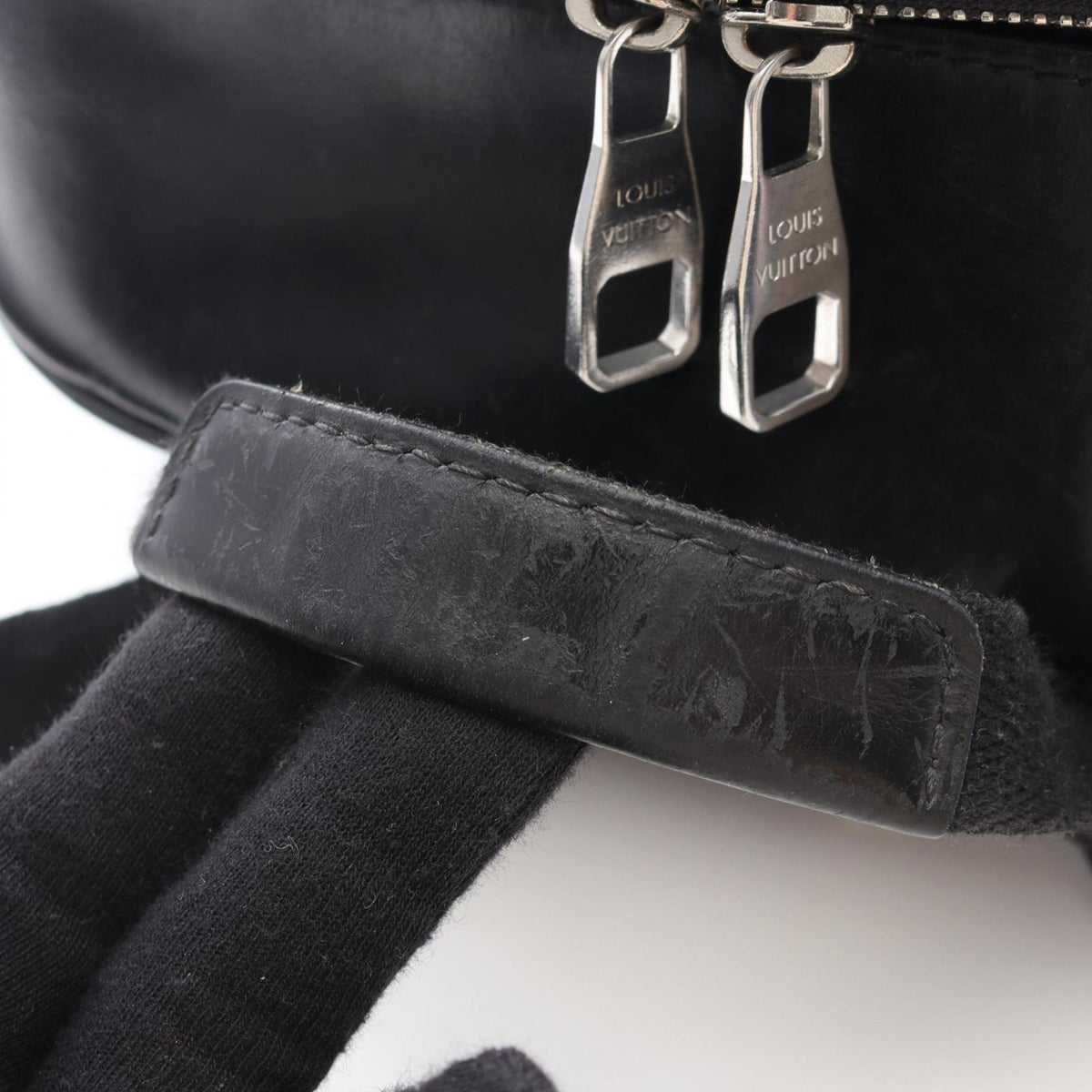 Louis Vuitton Black Brown Monogram Macassar Coated Canvas Leather Backpack (Pre-Owned)