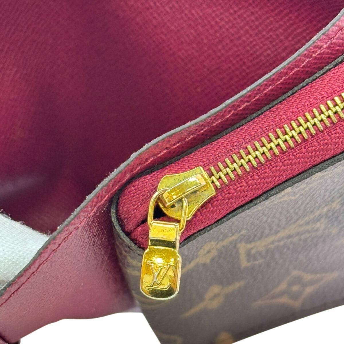 Louis Vuitton Brown Monogram Pink Monogram Wallet (Bi-Fold) (Pre-Owned)