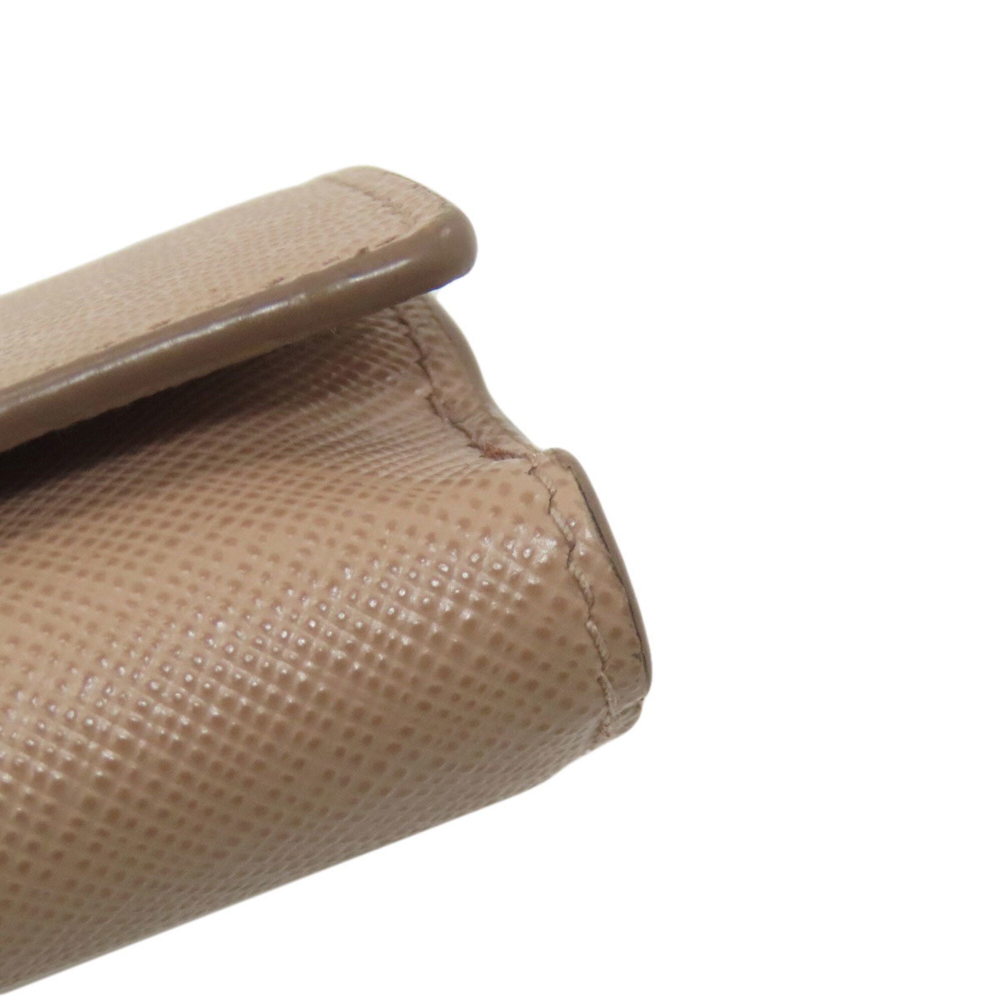 Prada Saffiano Beige Saffiano Wallet (Bi-Fold) (Pre-Owned)