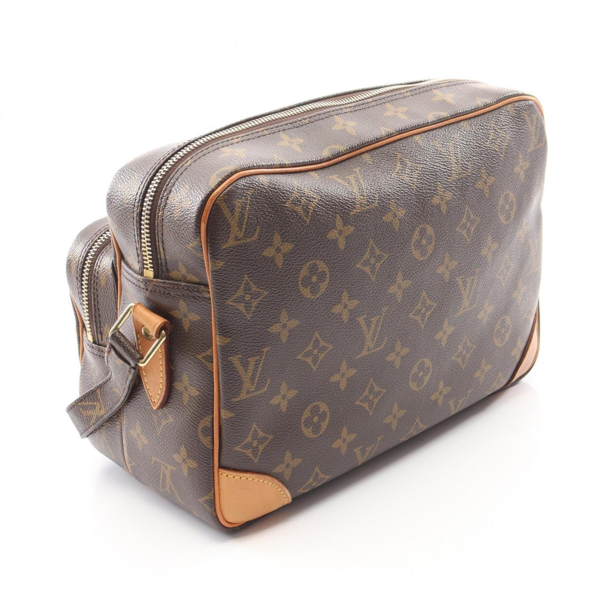Louis Vuitton Brown Monogram Monogram Leather Handbag Shoulder Bag (Pre-Owned)