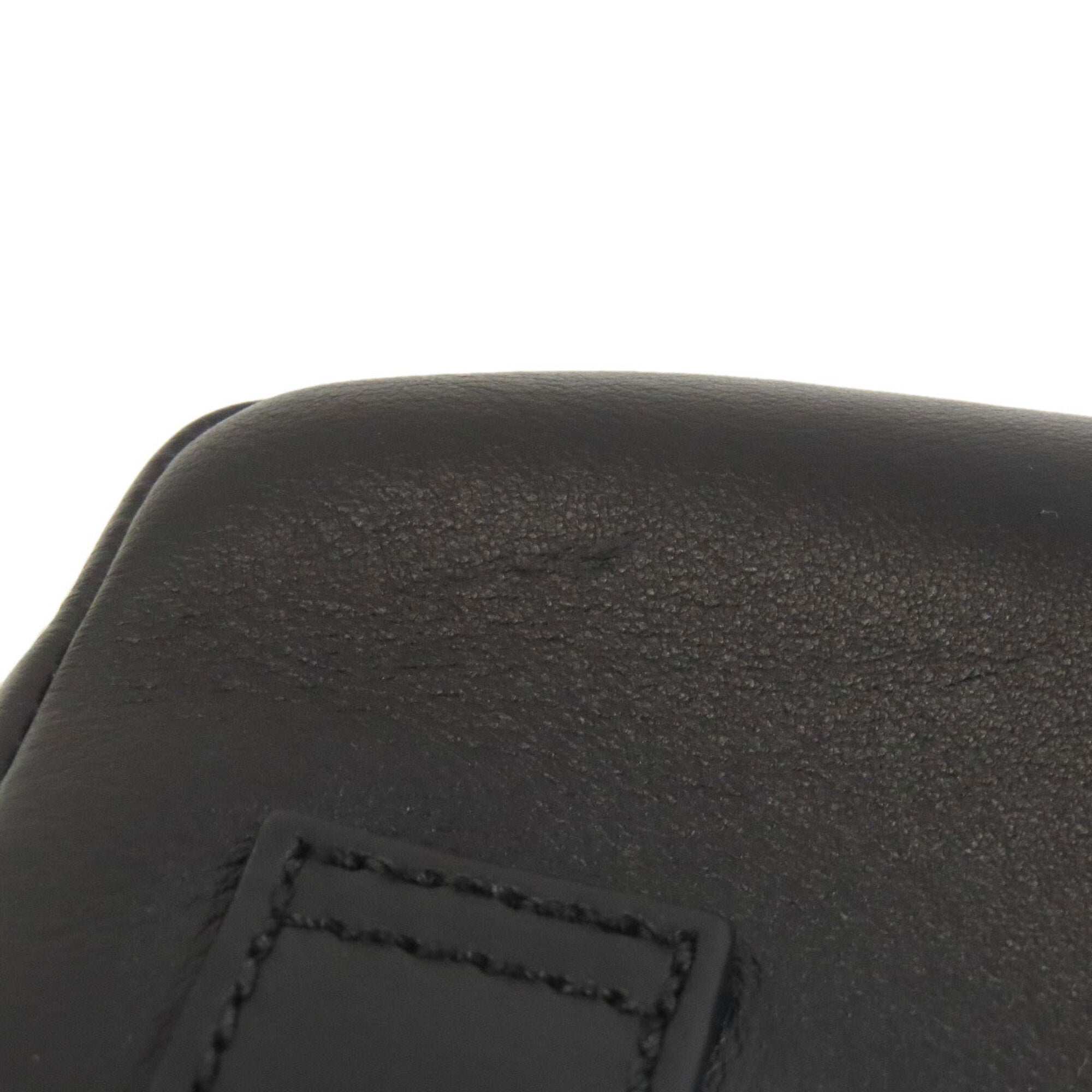 Bally Black Leather Shoulder Bag (Pre-Owned)