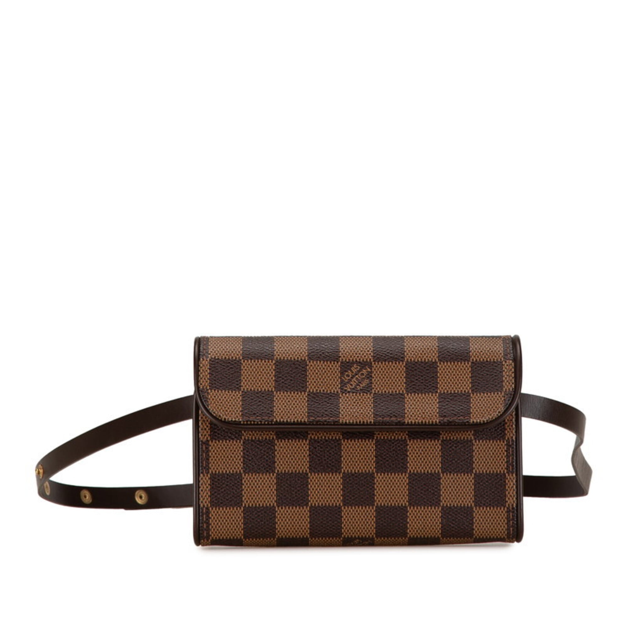 Louis Vuitton Brown Pvc Leather Fanny Pack Pochette Pouch (Pre-Owned)