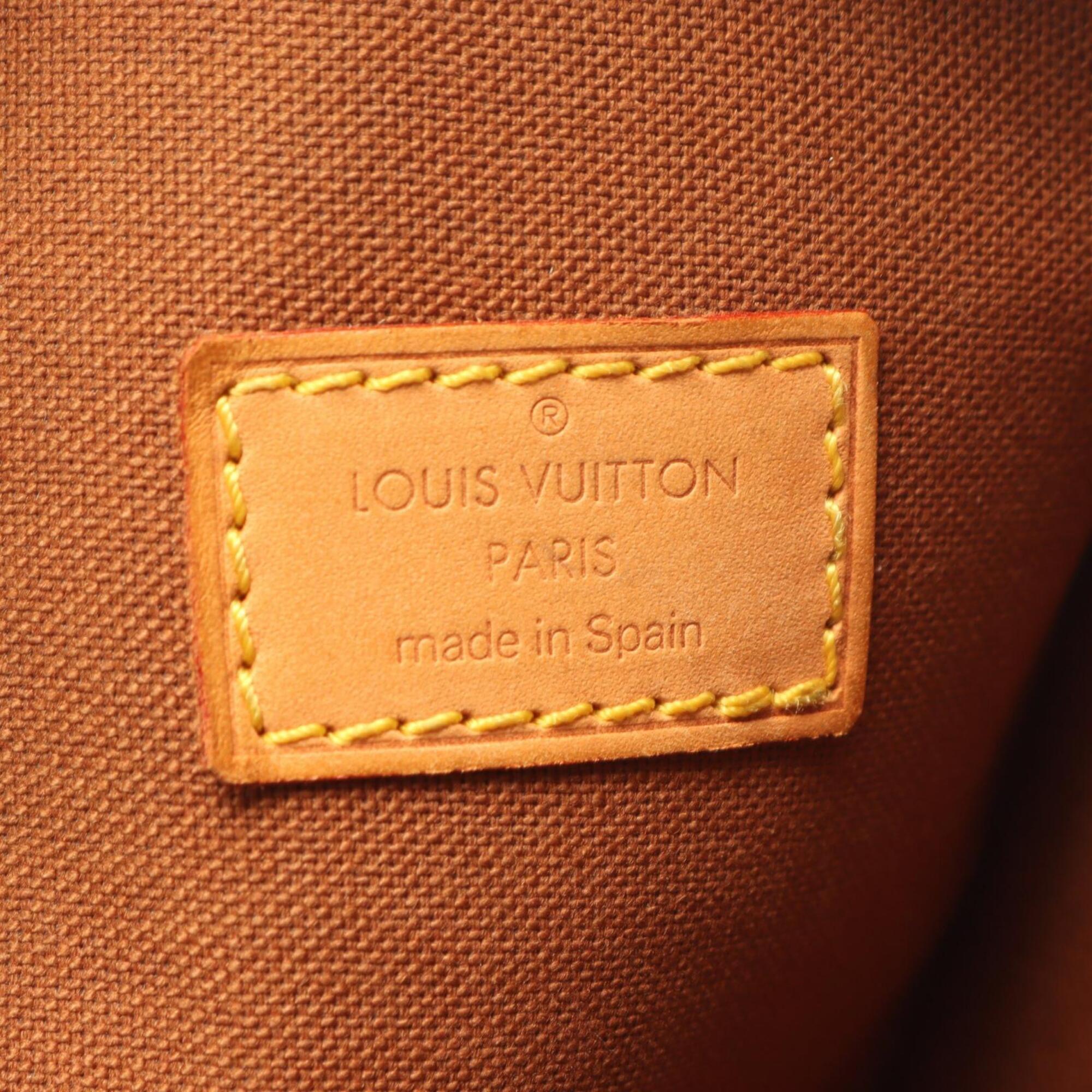 Louis Vuitton Brown Pvc Leather Fanny Pack Handbag (Pre-Owned)