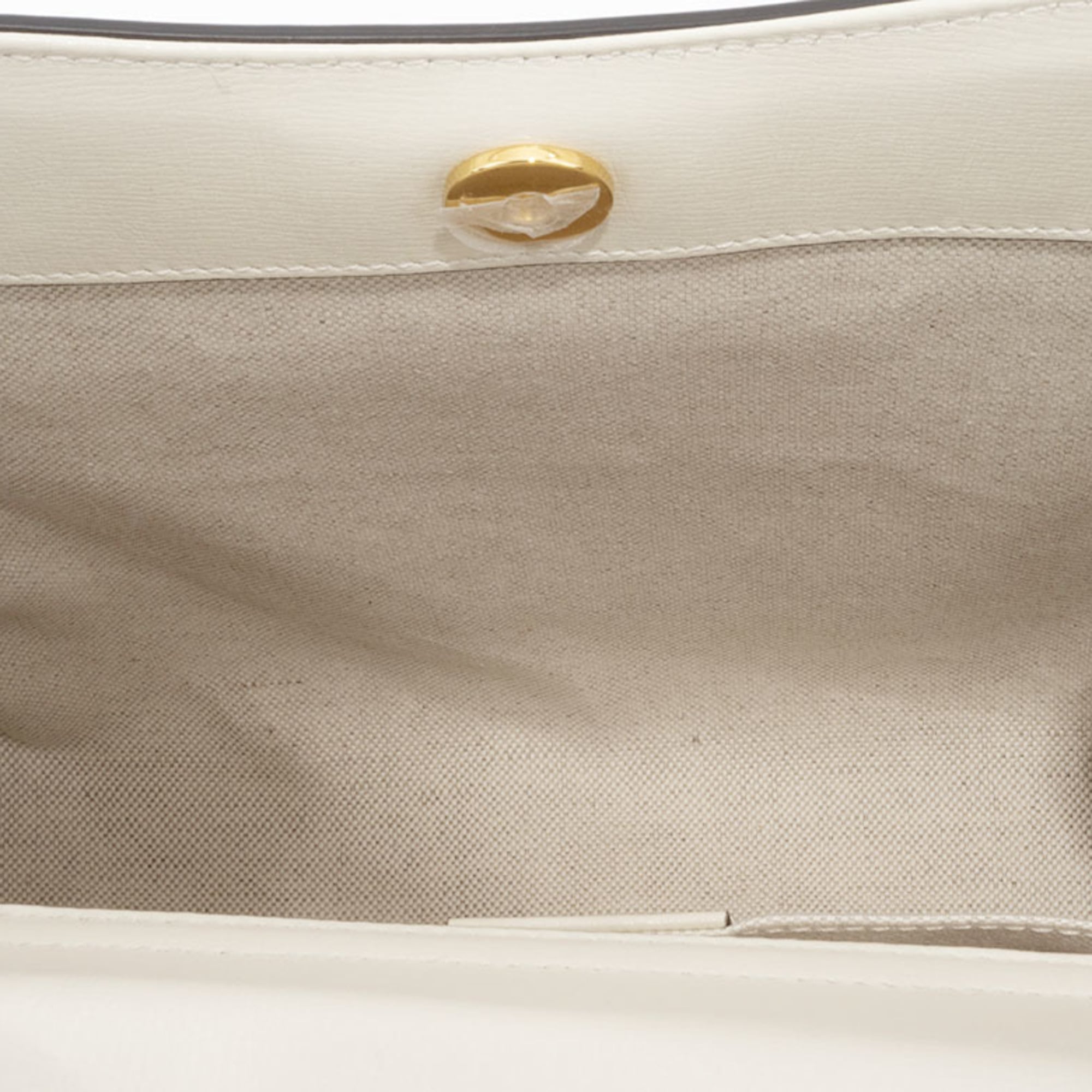 Gucci Green White Yellow Leather Handbag (Pre-Owned)