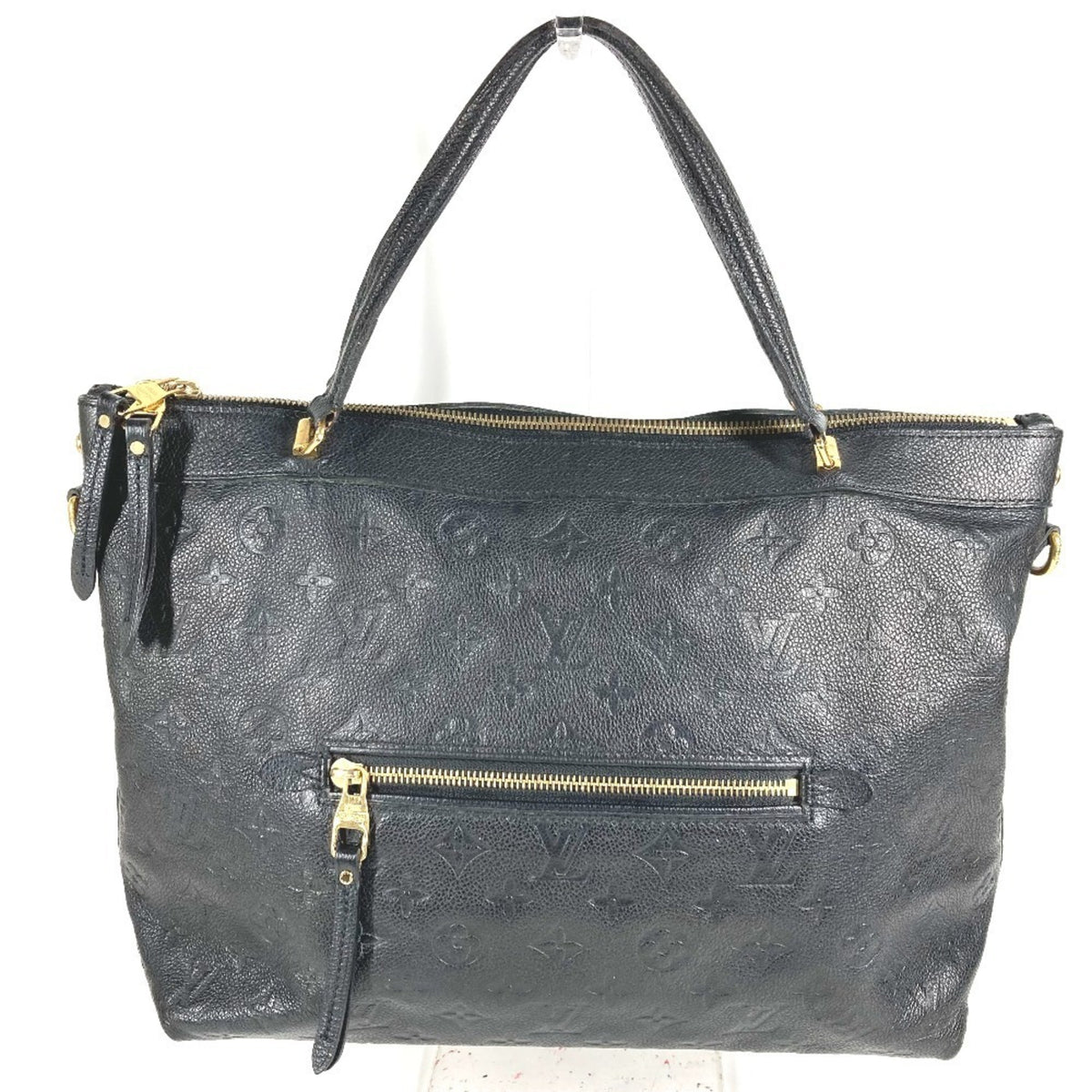 Louis Vuitton Black Noir Monogram Empreinte Handbag Shoulder Bag Tote Bag (Pre-Owned)
