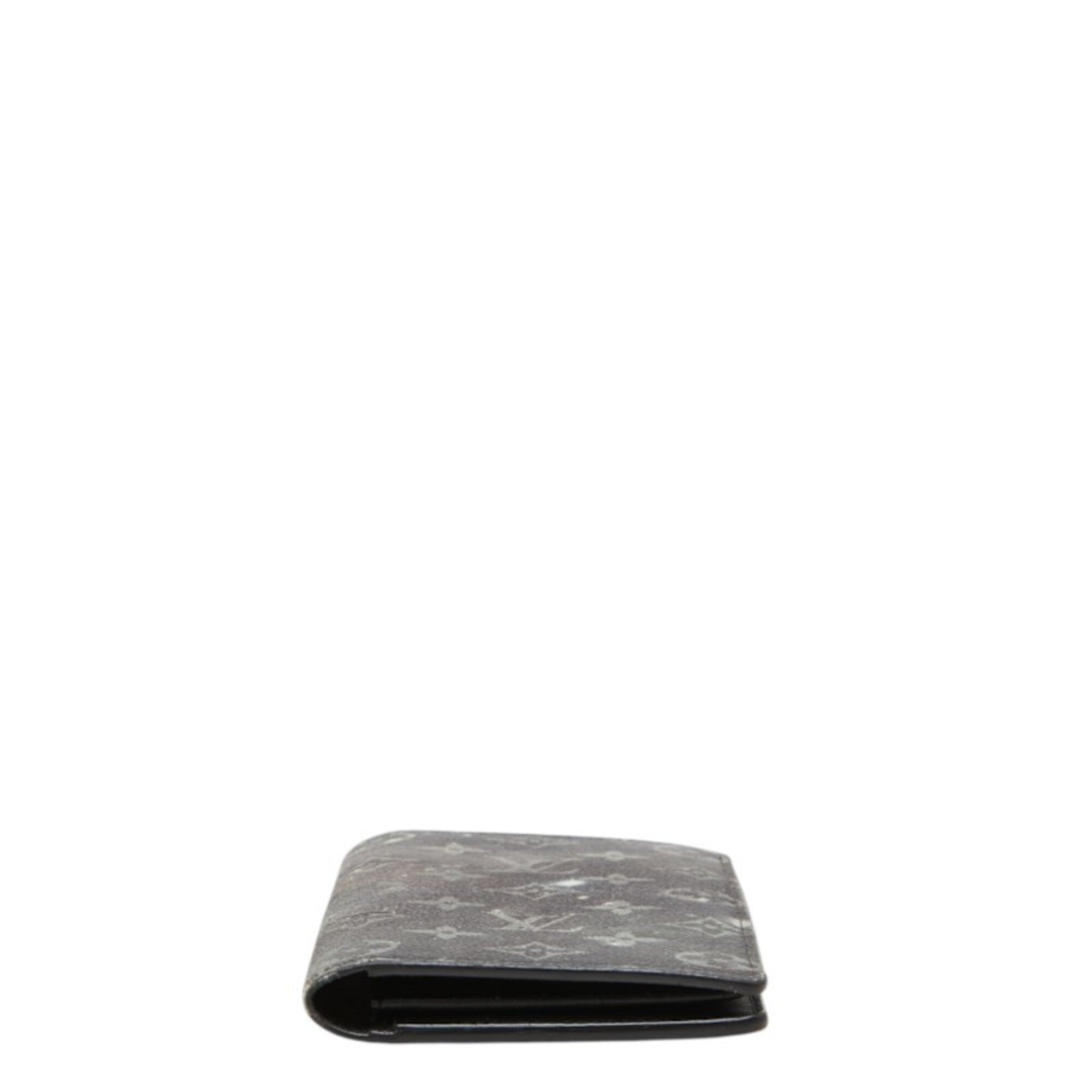 Louis Vuitton Black Gray Purple Monogram Pvc Leather Coin Purse/Coin Case (Pre-Owned)