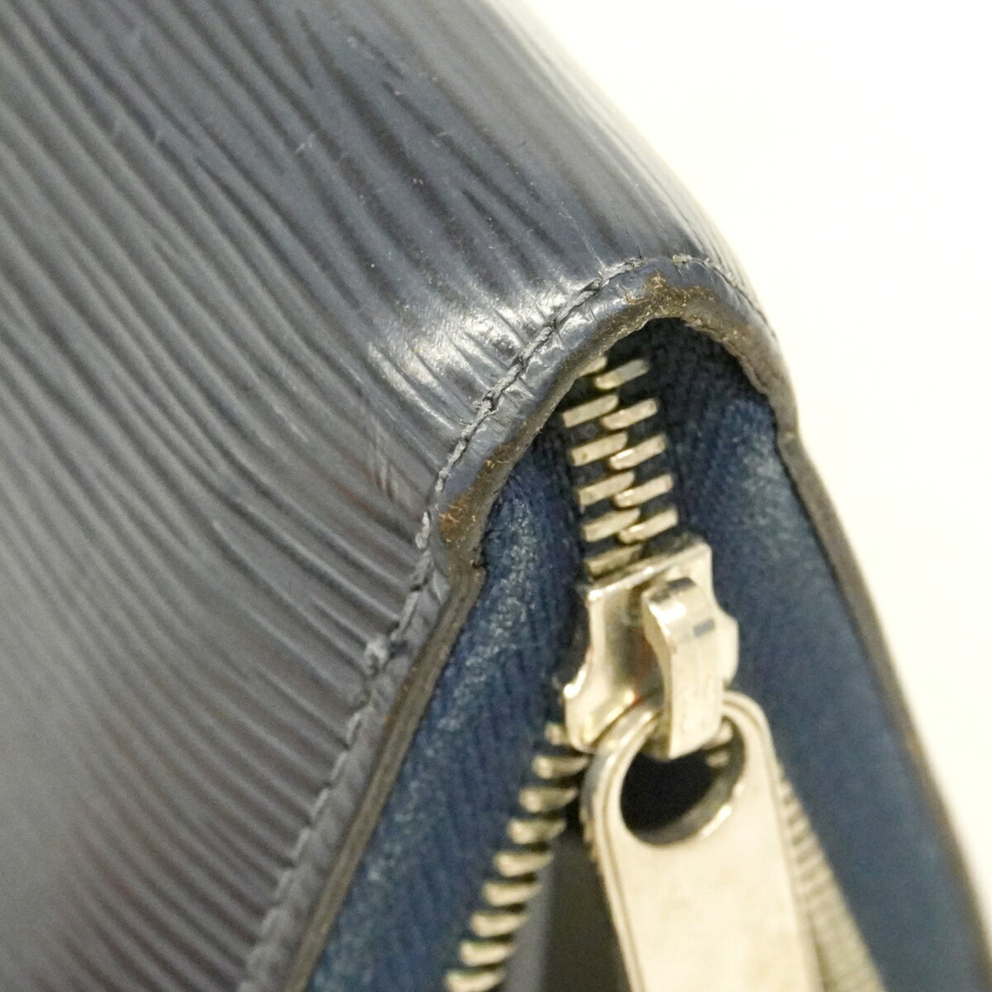 Louis Vuitton Navy Long Wallet (Bi-Fold) (Pre-Owned)