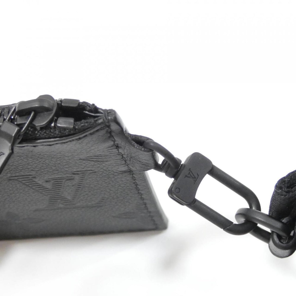 Louis Vuitton Monogram Shadow Black Monogram Shadow Shoulder Bag (Pre-Owned)