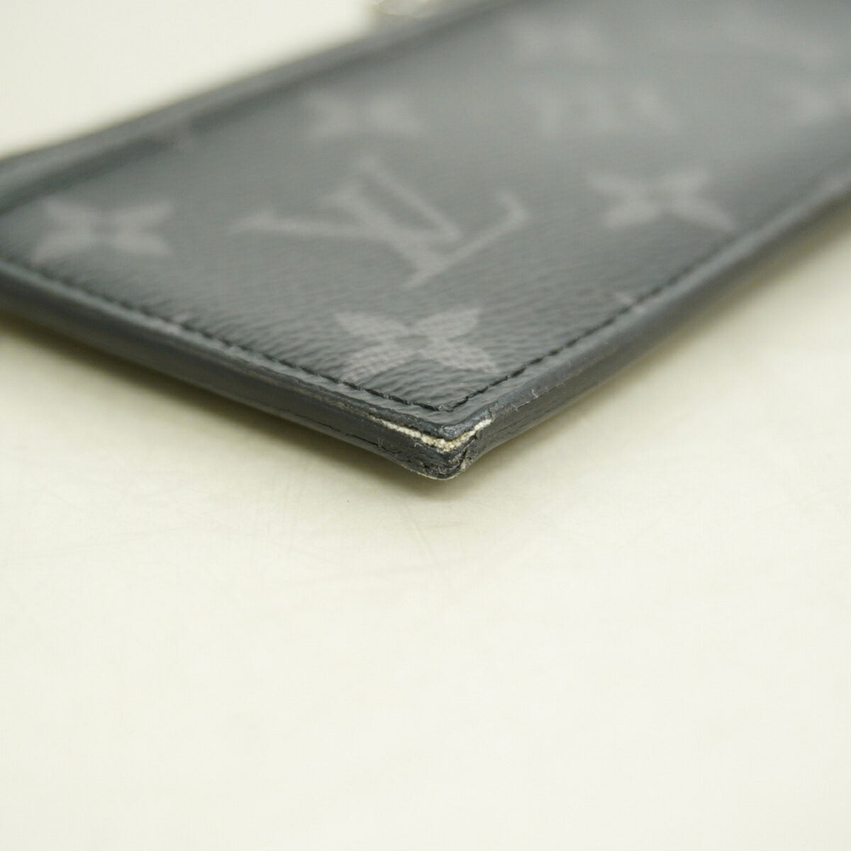 Louis Vuitton Black Gray Coin Purse/Coin Case (Pre-Owned)