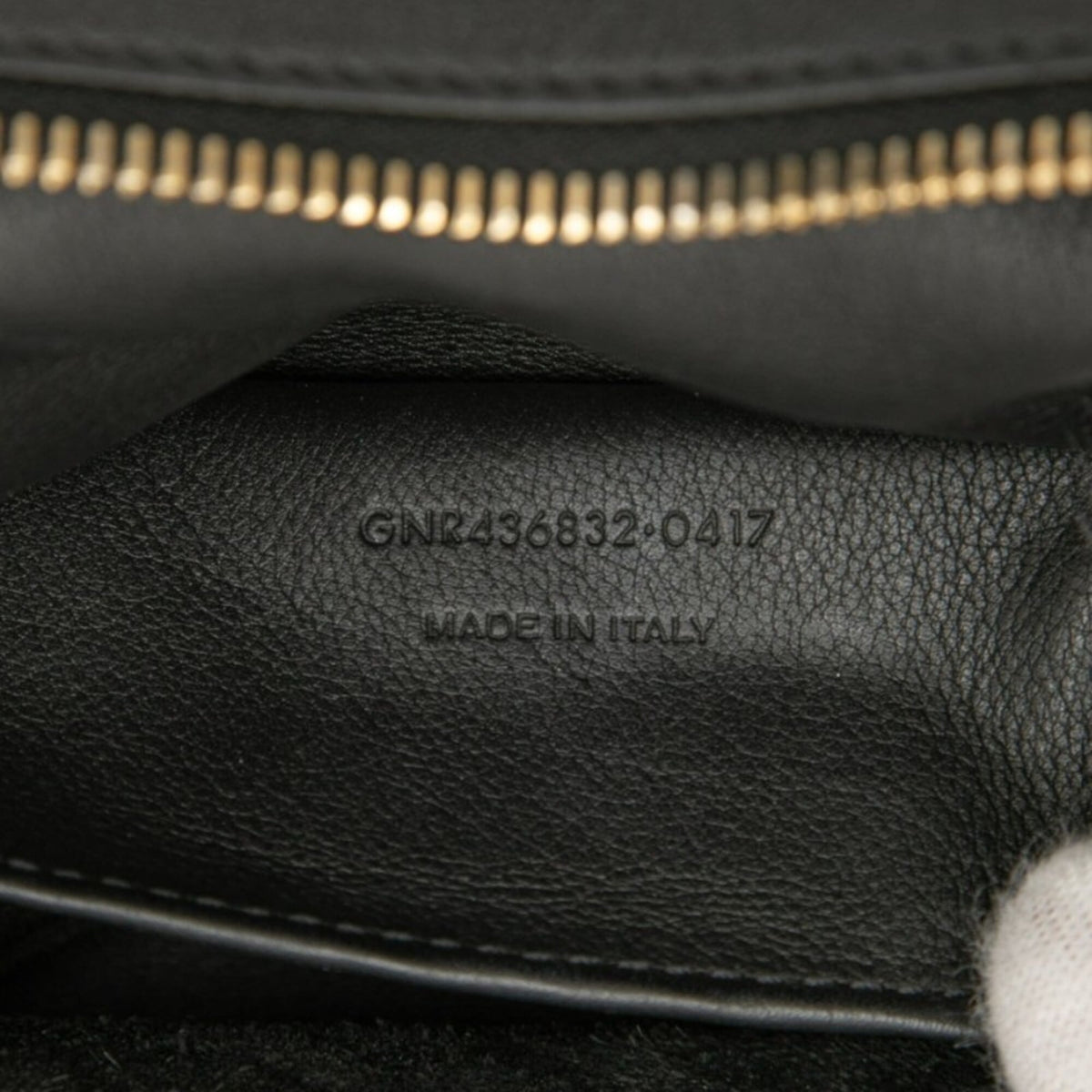 Saint Laurent Black Leather Suede Handbag Shoulder Bag (Pre-Owned)