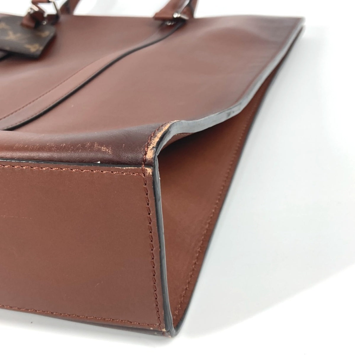 Louis Vuitton Brown Nomade Leather Briefcase Handbag Tote Bag (Pre-Owned)