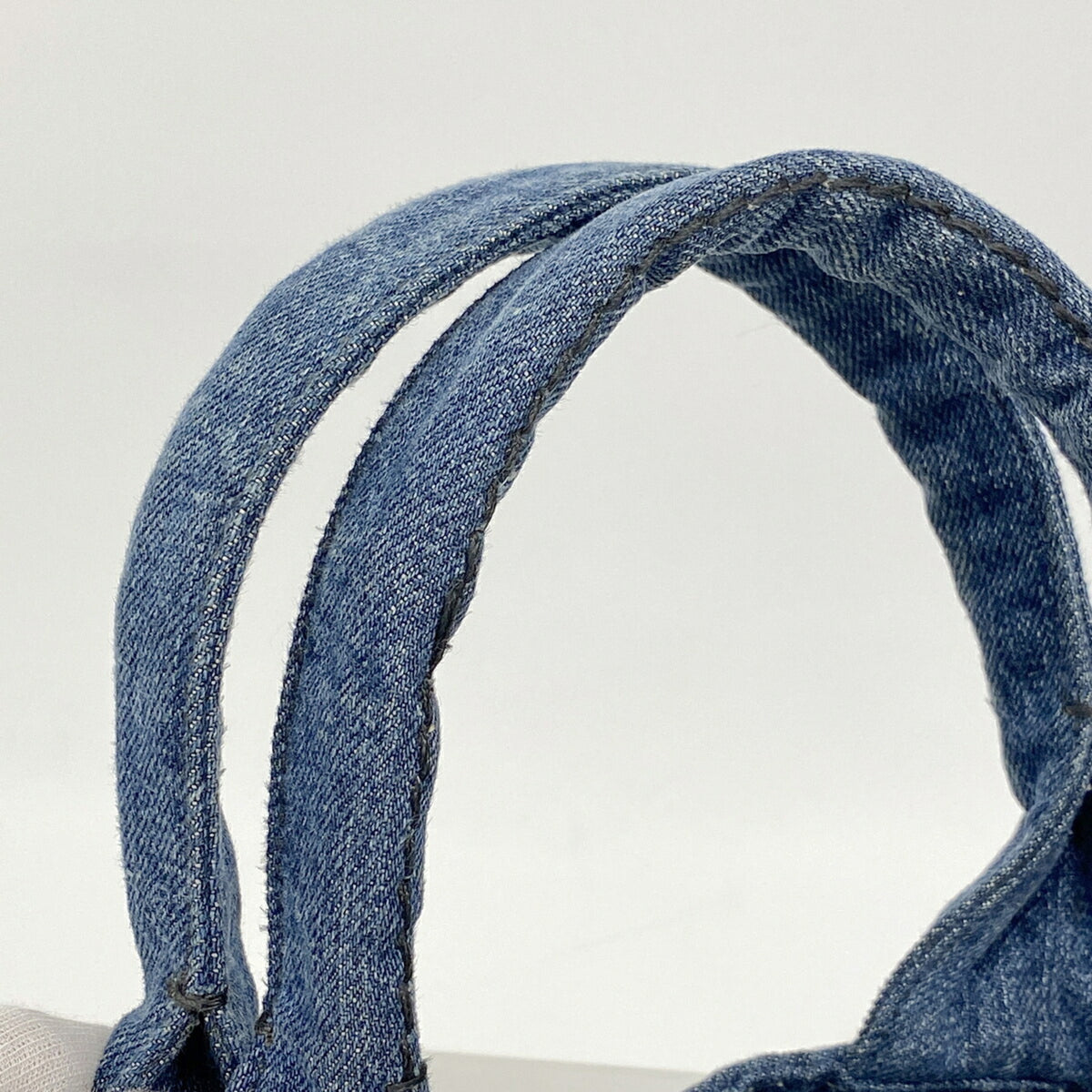 Prada Navy Denim Tote Bag (Pre-Owned)