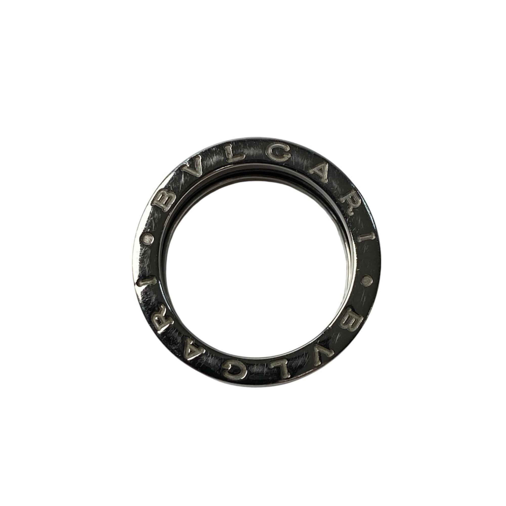 Bvlgari Silver White Gold (18K) Band Ring (Pre-Owned)