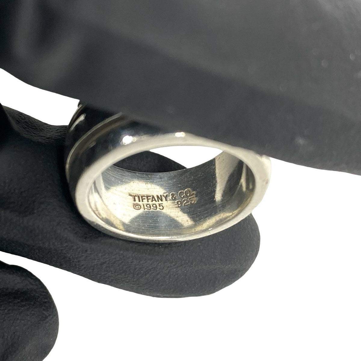 Tiffany Silver Silver 925 Band Ring (Pre-Owned)
