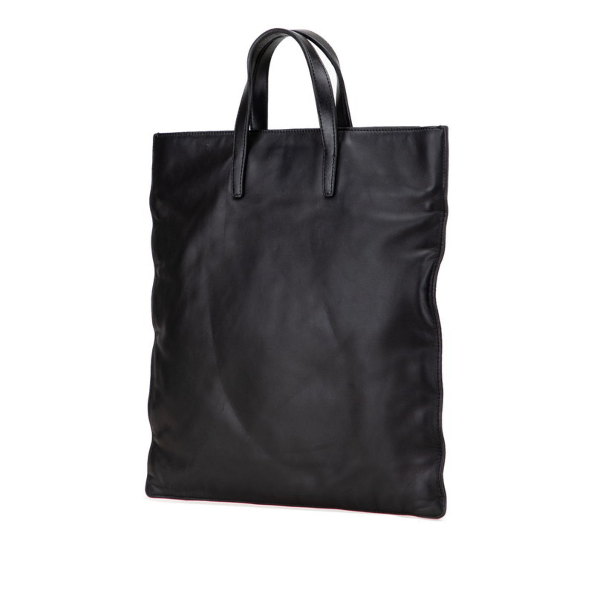 Loewe Black Leather Handbag Tote Bag (Pre-Owned)