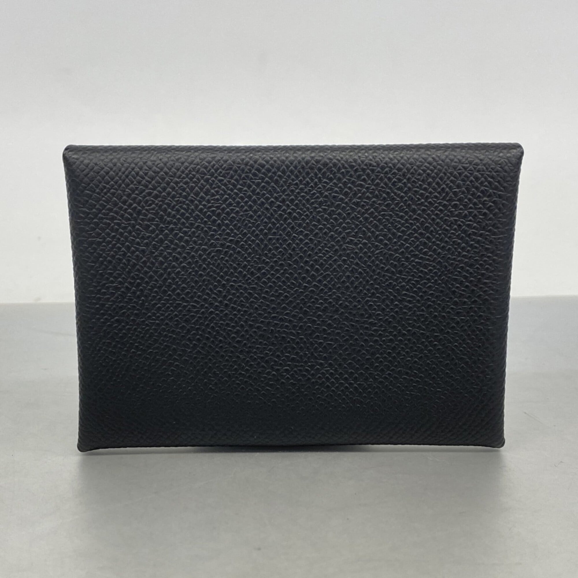 Hermes Black Epsom Leather Coin Purse/Coin Case (Pre-Owned)