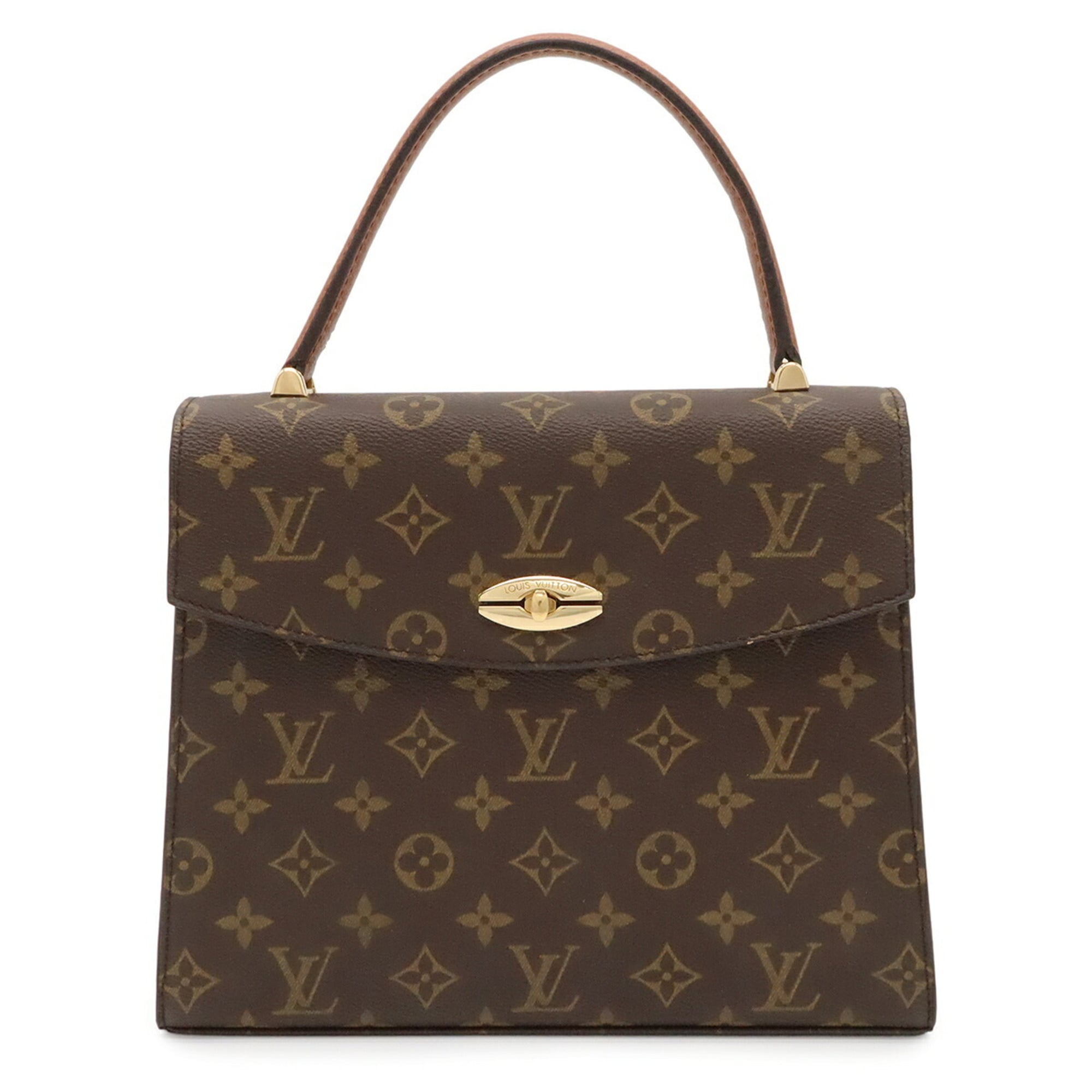 Louis Vuitton Brown Monogram Canvas Handbag (Pre-Owned)