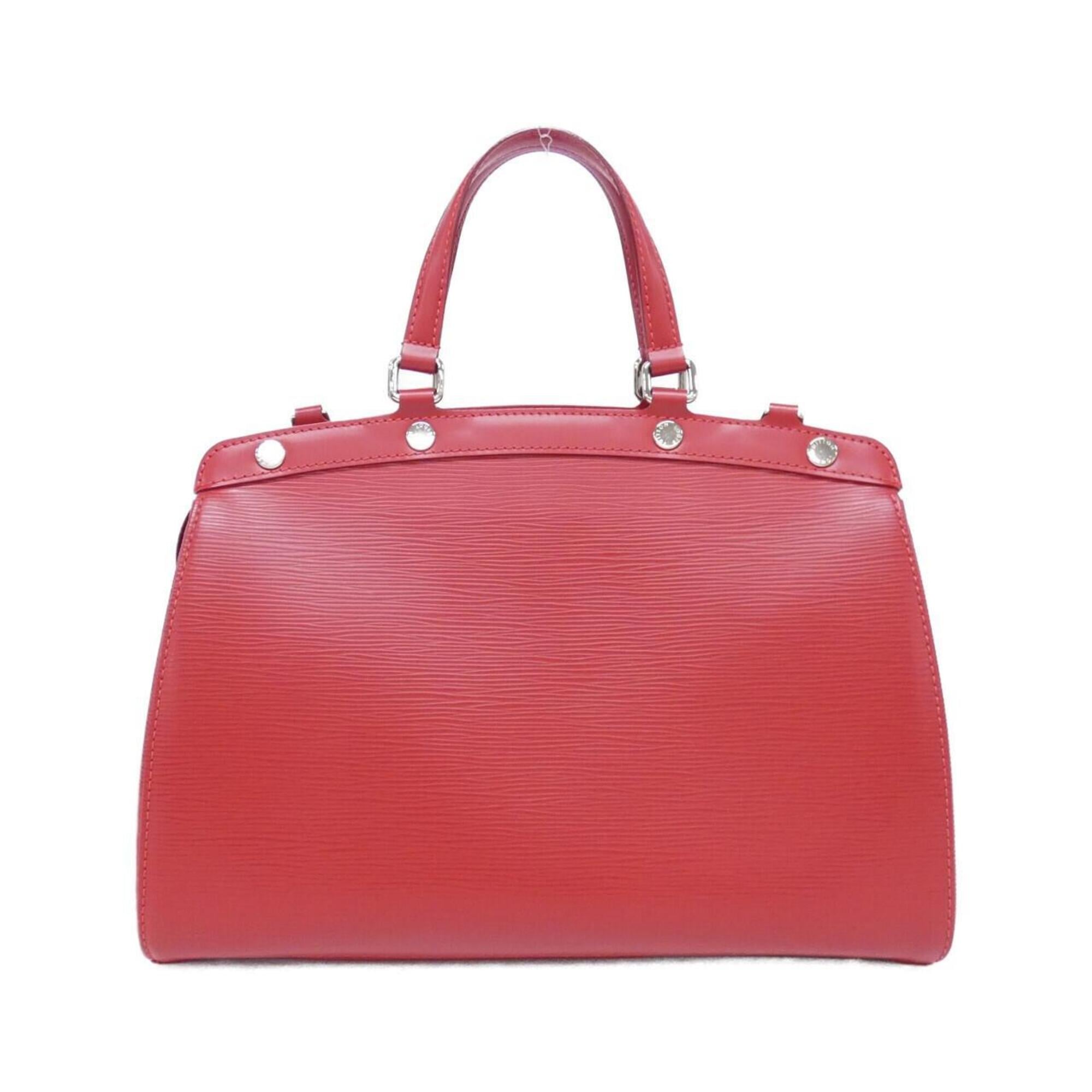 Louis Vuitton Carmine Leather Handbag (Pre-Owned)