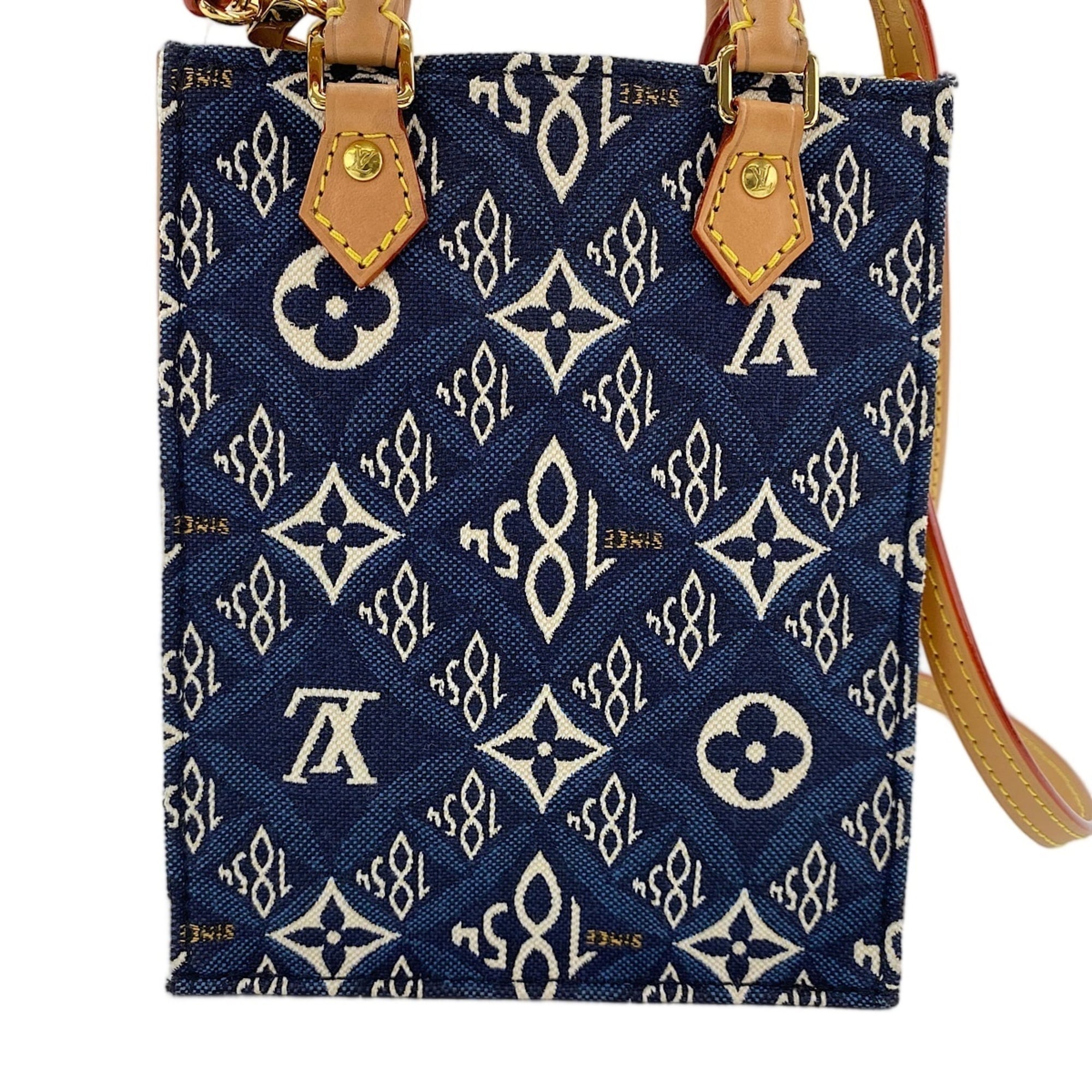 Louis Vuitton Navy Handbag (Pre-Owned)