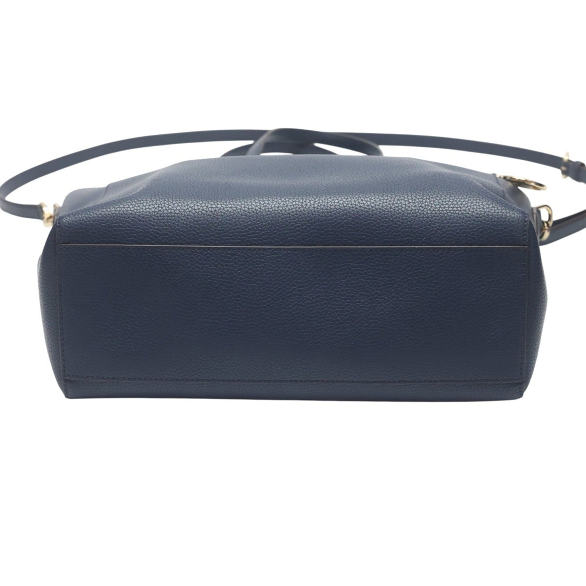 Michael Kors Navy Leather Shoulder Bag Tote Bag (Pre-Owned)