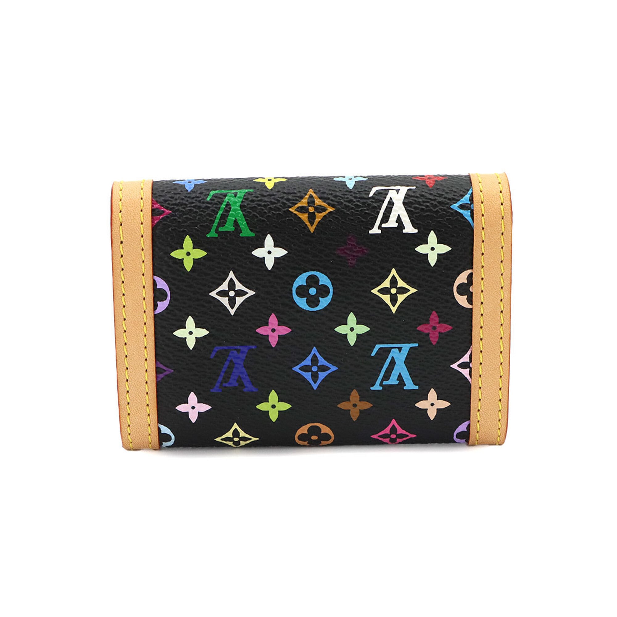 Louis Vuitton Noir Monogram Multicolore Canvas Coin Purse/Coin Case (Pre-Owned)
