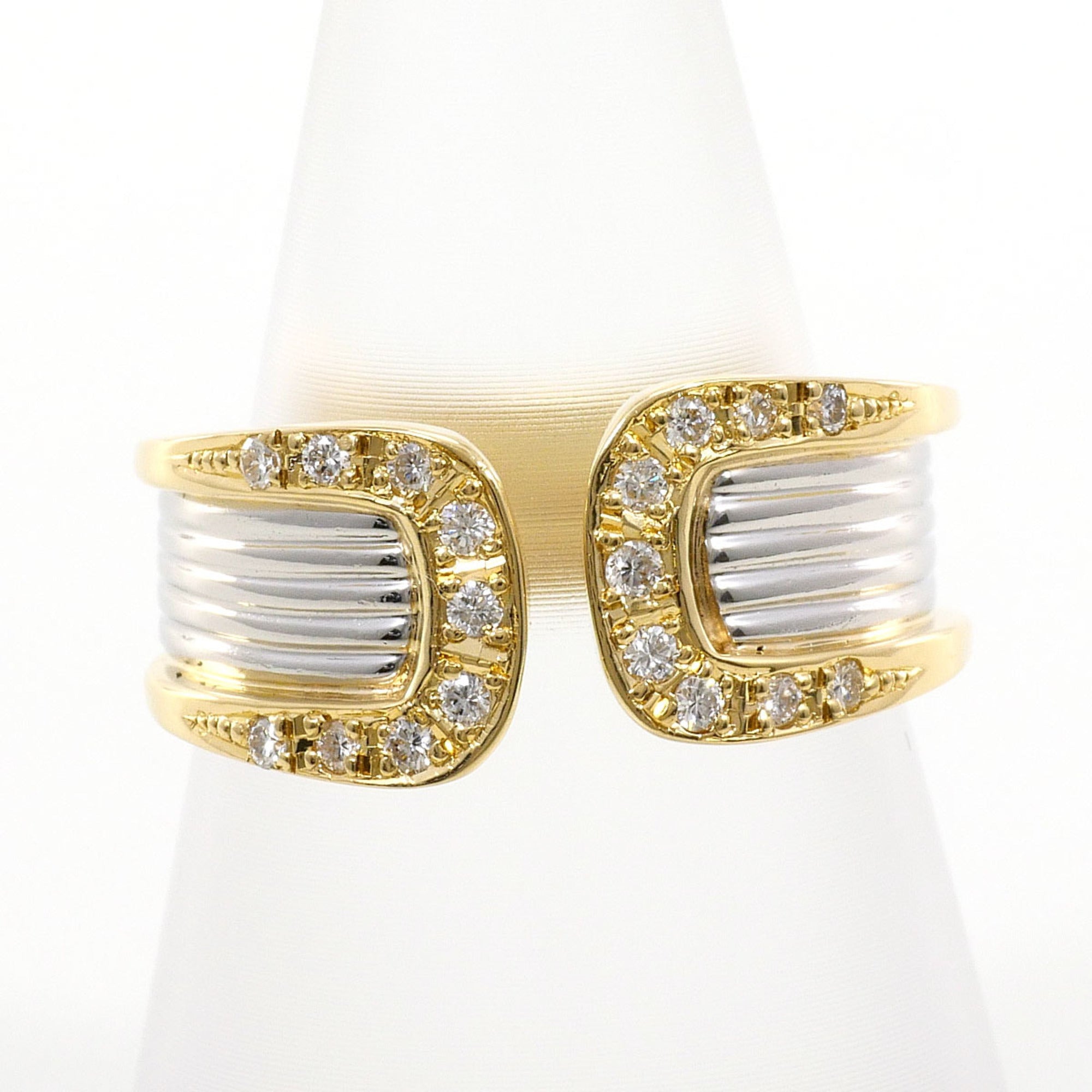 Unbranded Platinum Yellow Gold Yellow Gold (18K) Platinum 900 Band Ring (Pre-Owned)