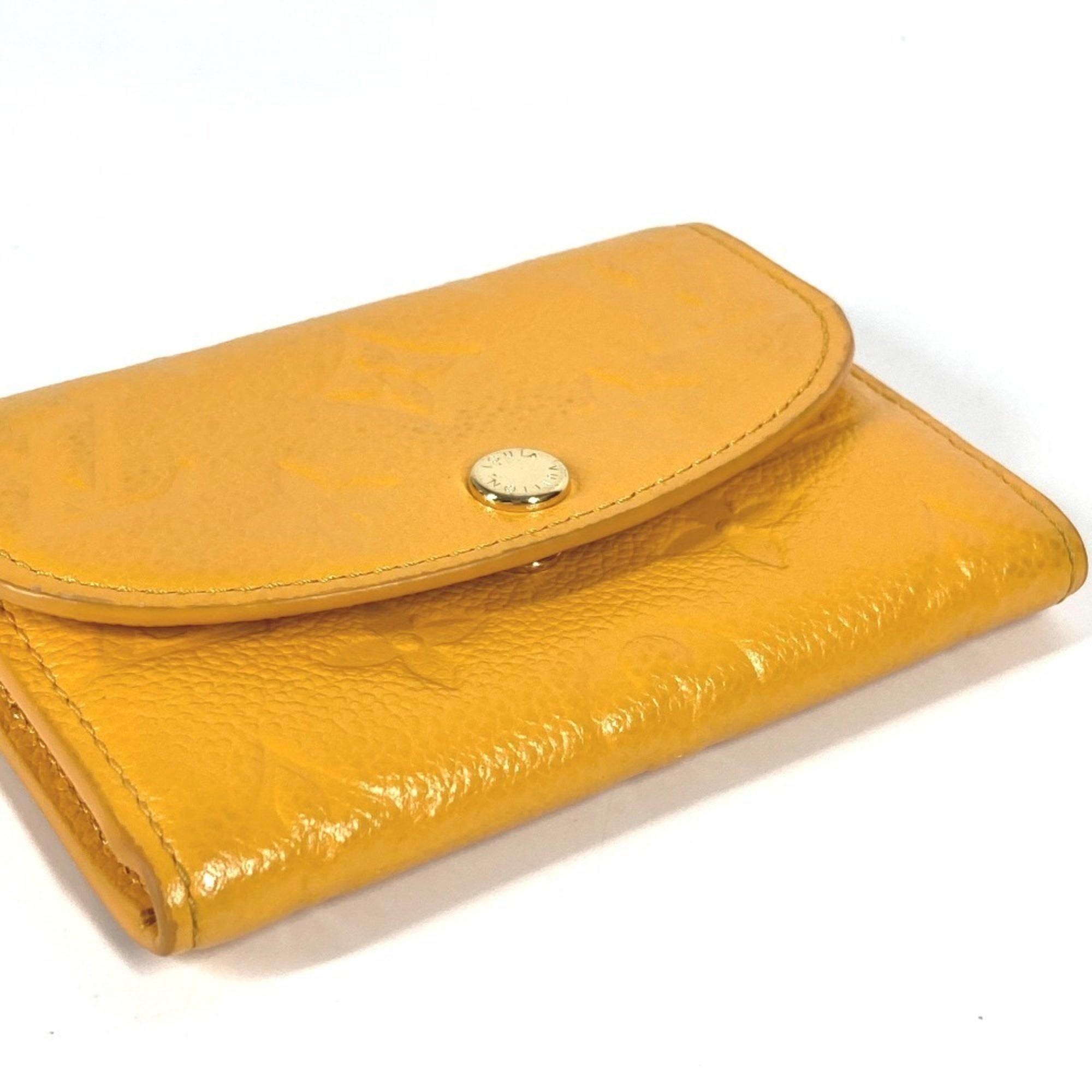 Louis Vuitton Jaune Yellow Monogram Empreinte Coin Purse/Coin Case (Pre-Owned)