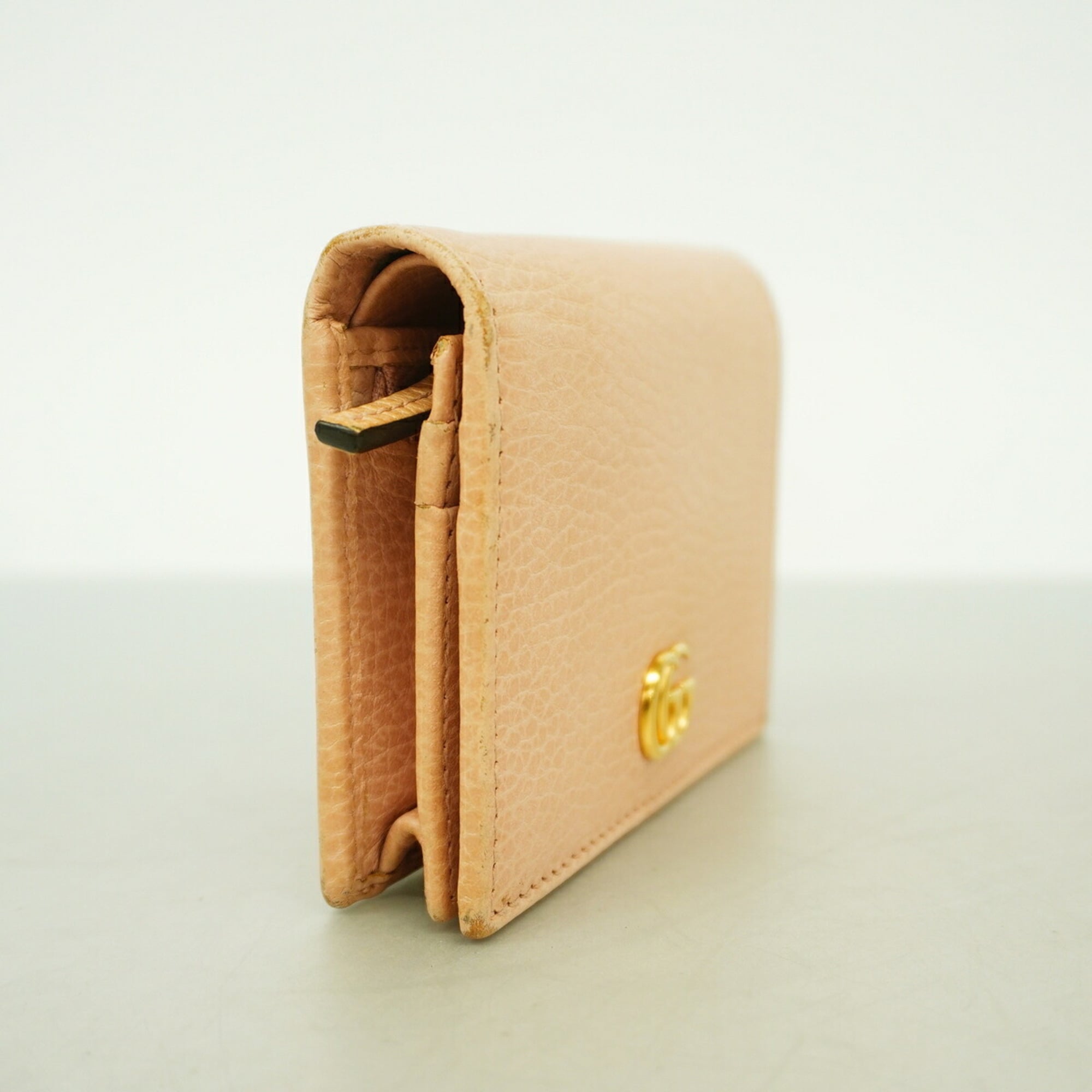 Gucci Pink Leather Wallet (Bi-Fold) (Pre-Owned)