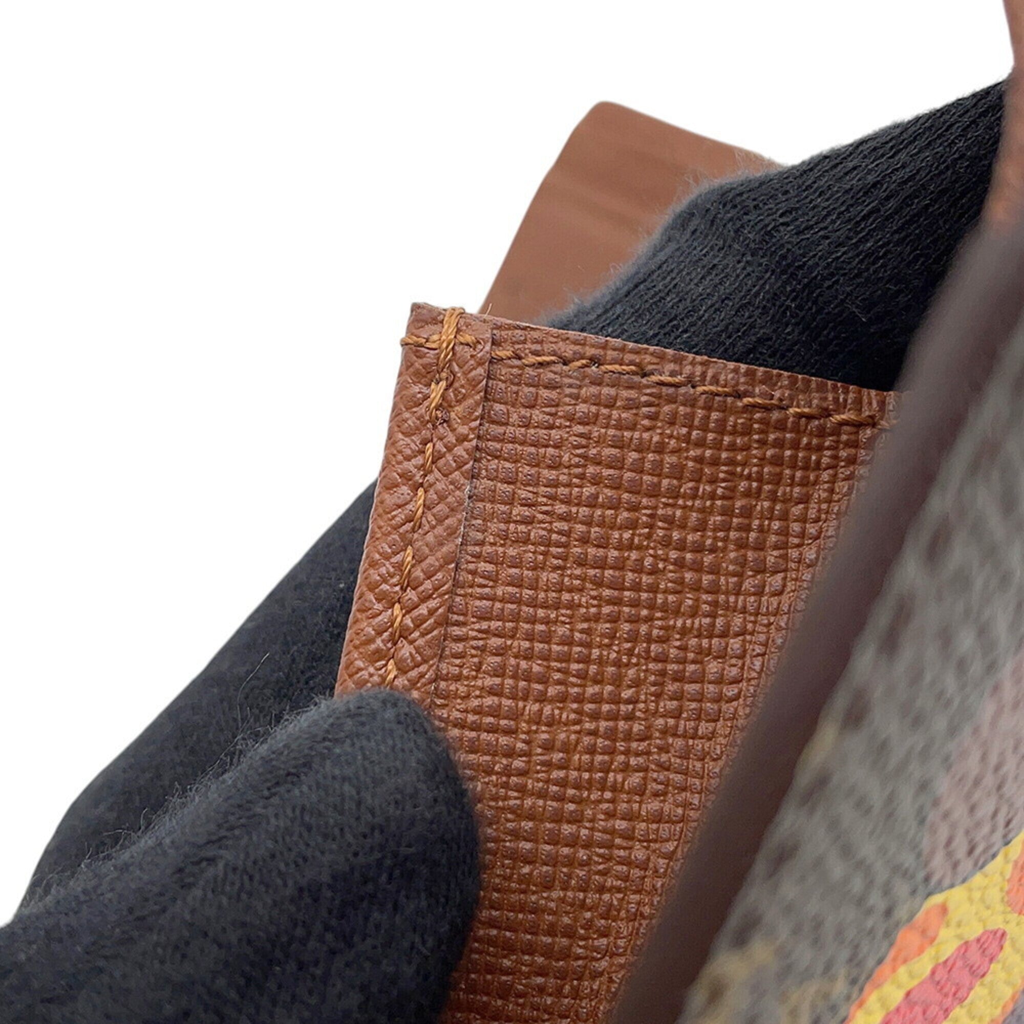 Louis Vuitton Brown Monogram Panda Multi-Color Monogram Wallet (Bi-Fold) (Pre-Owned)