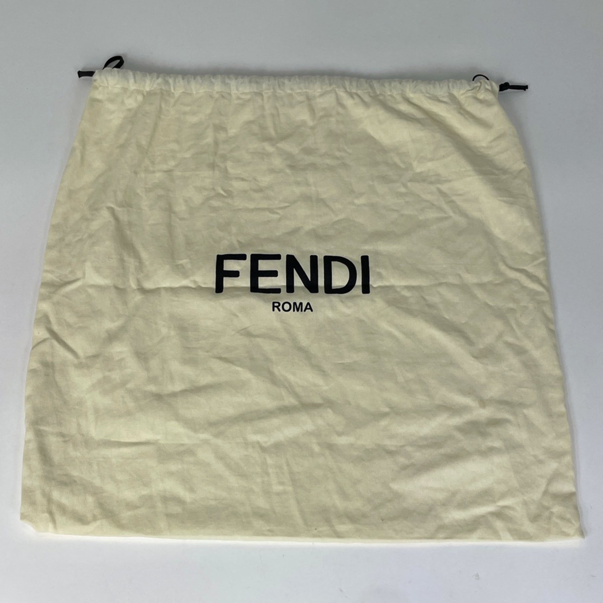 Fendi Beige Leather Tote Bag (Pre-Owned)