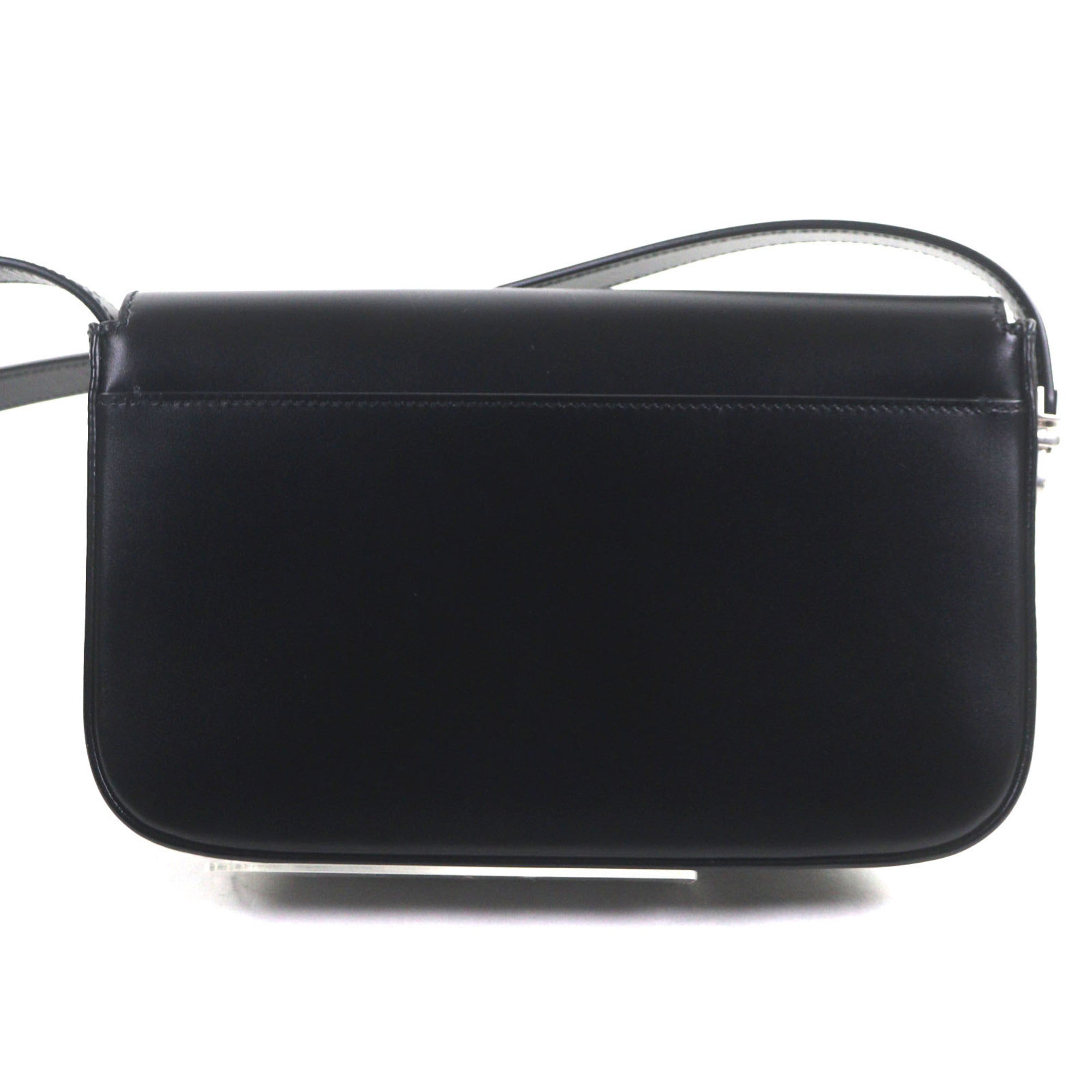 Saint Laurent Black Leather Shoulder Bag (Pre-Owned)