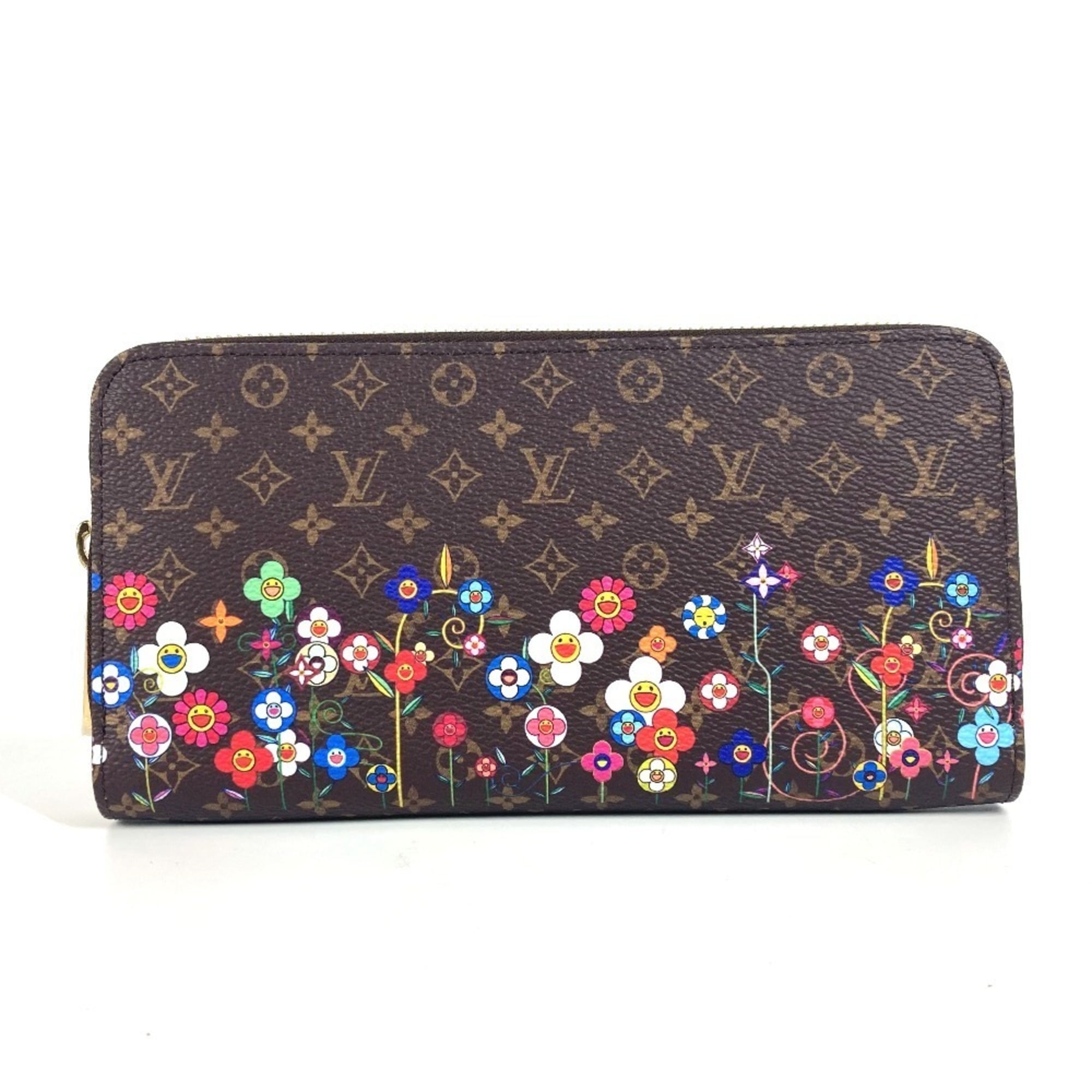 Louis Vuitton Monogram Brown Multi-Color Monogram Long Wallet (Bi-Fold) (Pre-Owned)
