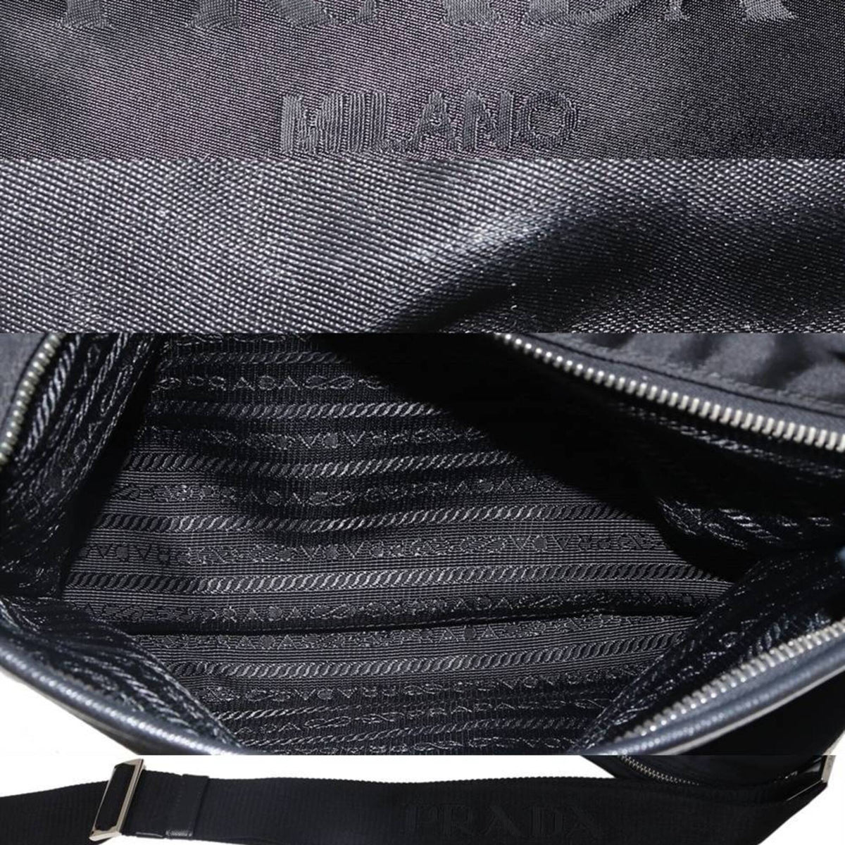 Prada Black Nylon Shoulder Bag (Pre-Owned)