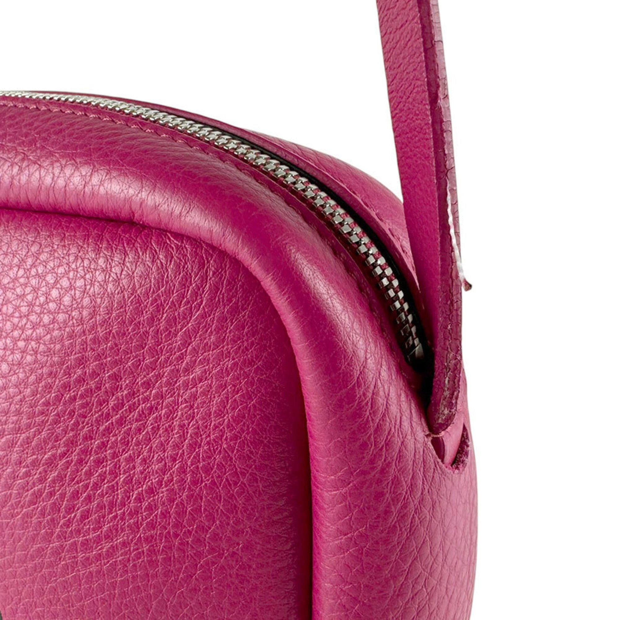 Balenciaga Pink Leather Shoulder Bag (Pre-Owned)