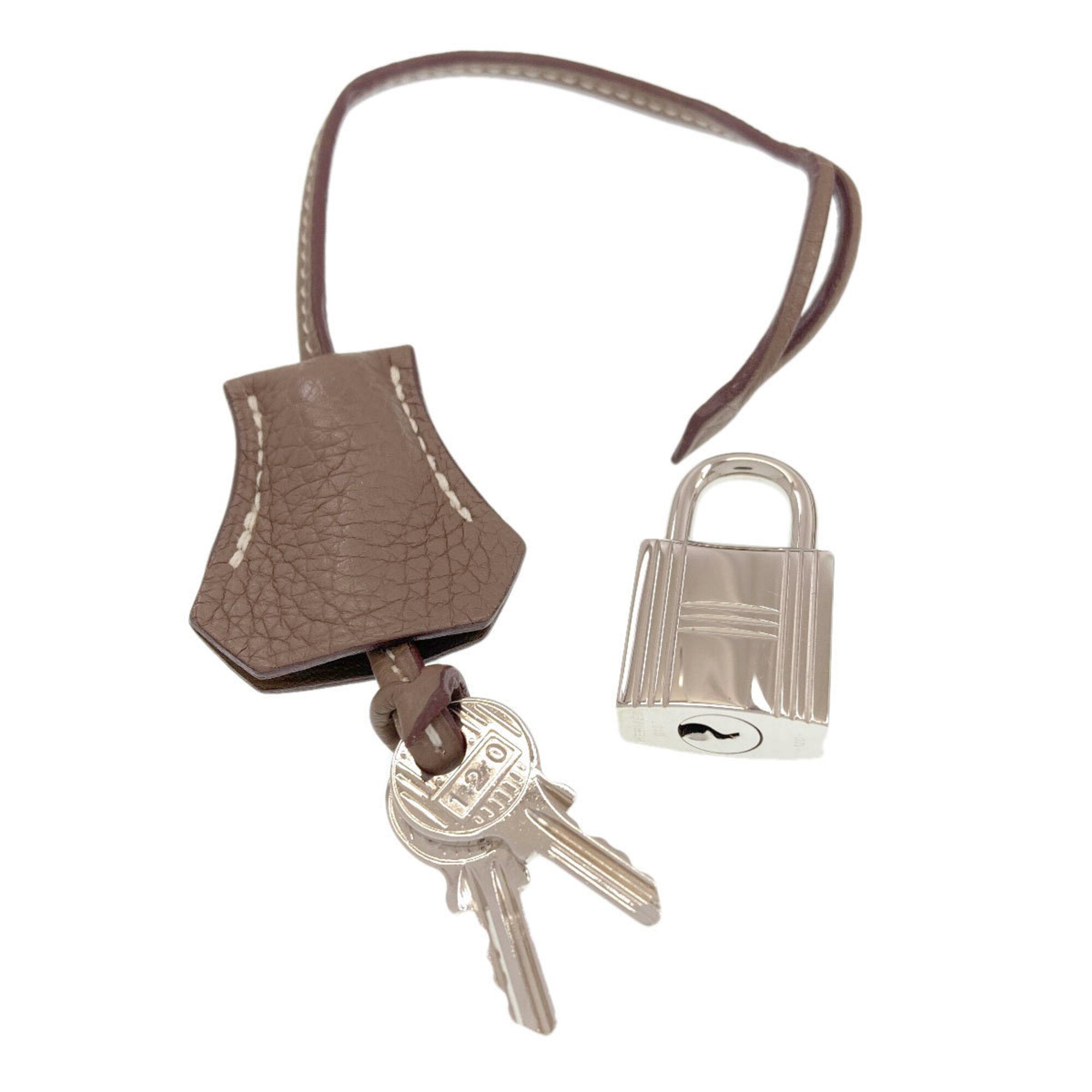 Hermes Bolide Etoupe Gray Handbag (Pre-Owned)