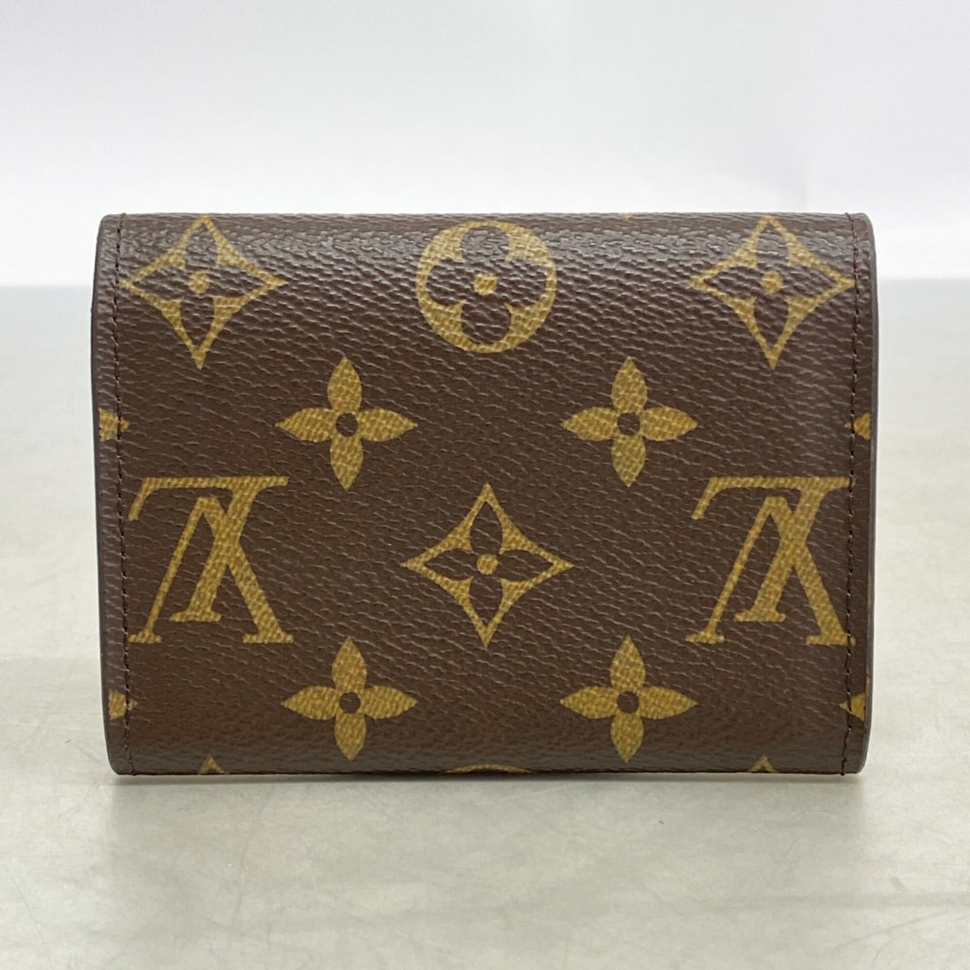 Louis Vuitton Brown Fuchsia Coin Purse/Coin Case (Pre-Owned)