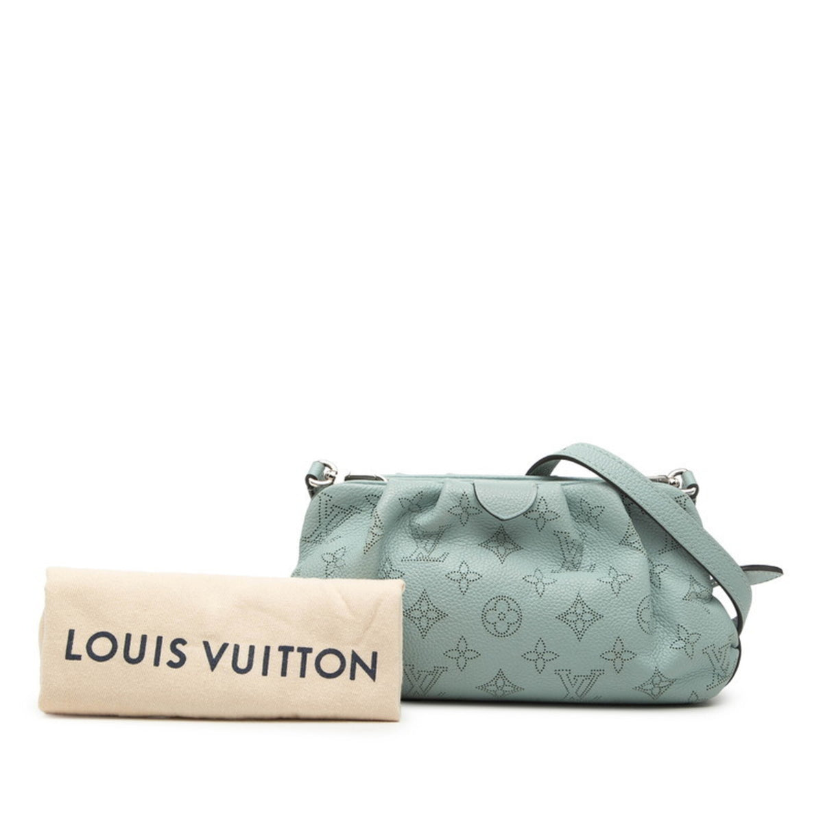 Louis Vuitton Blue Leather Shoulder Bag (Pre-Owned)