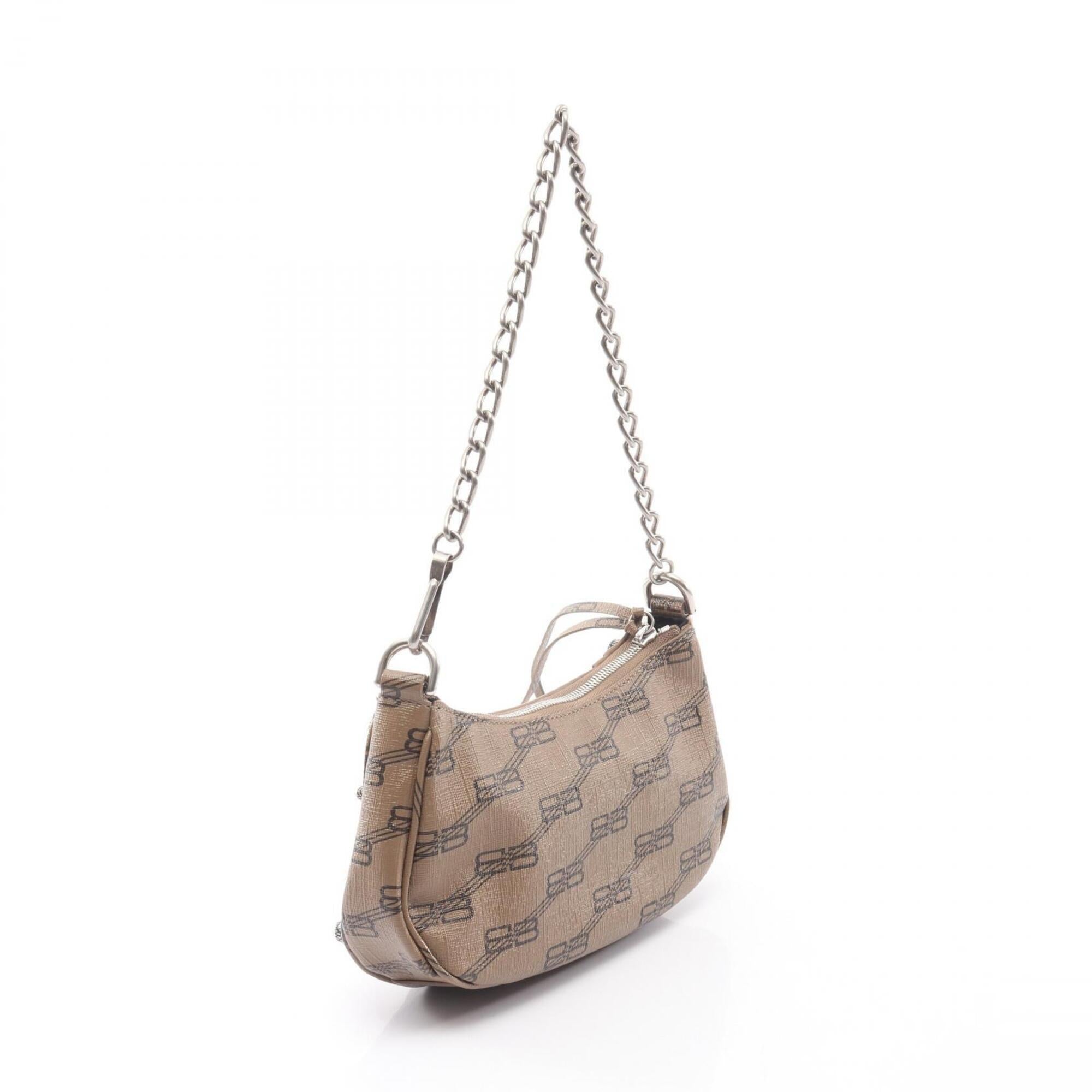 Balenciaga Gray Coated Canvas Handbag (Pre-Owned)