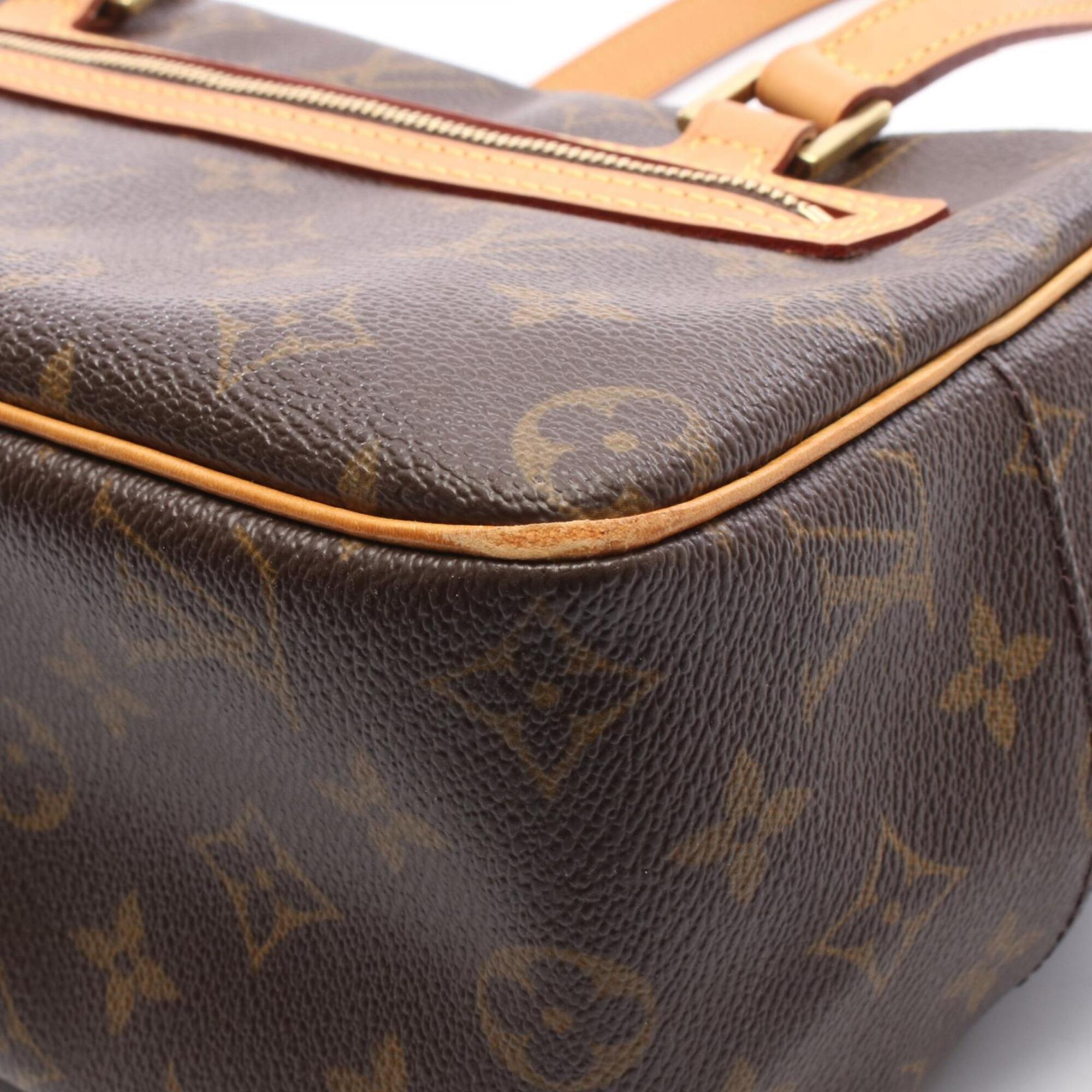 Louis Vuitton Brown Monogram Monogram Leather Handbag Shoulder Bag (Pre-Owned)