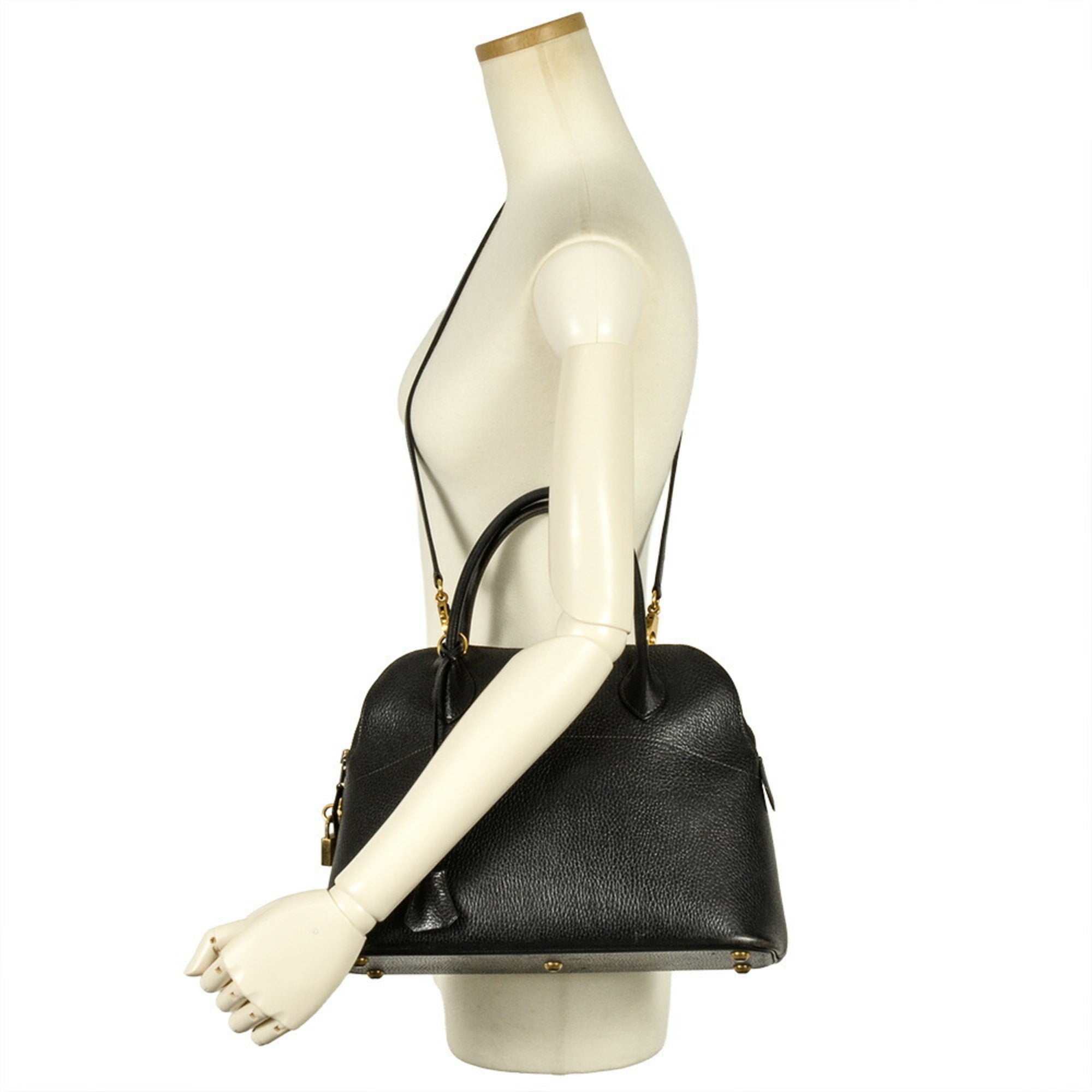 Hermes Black Ardennes Leather Handbag (Pre-Owned)