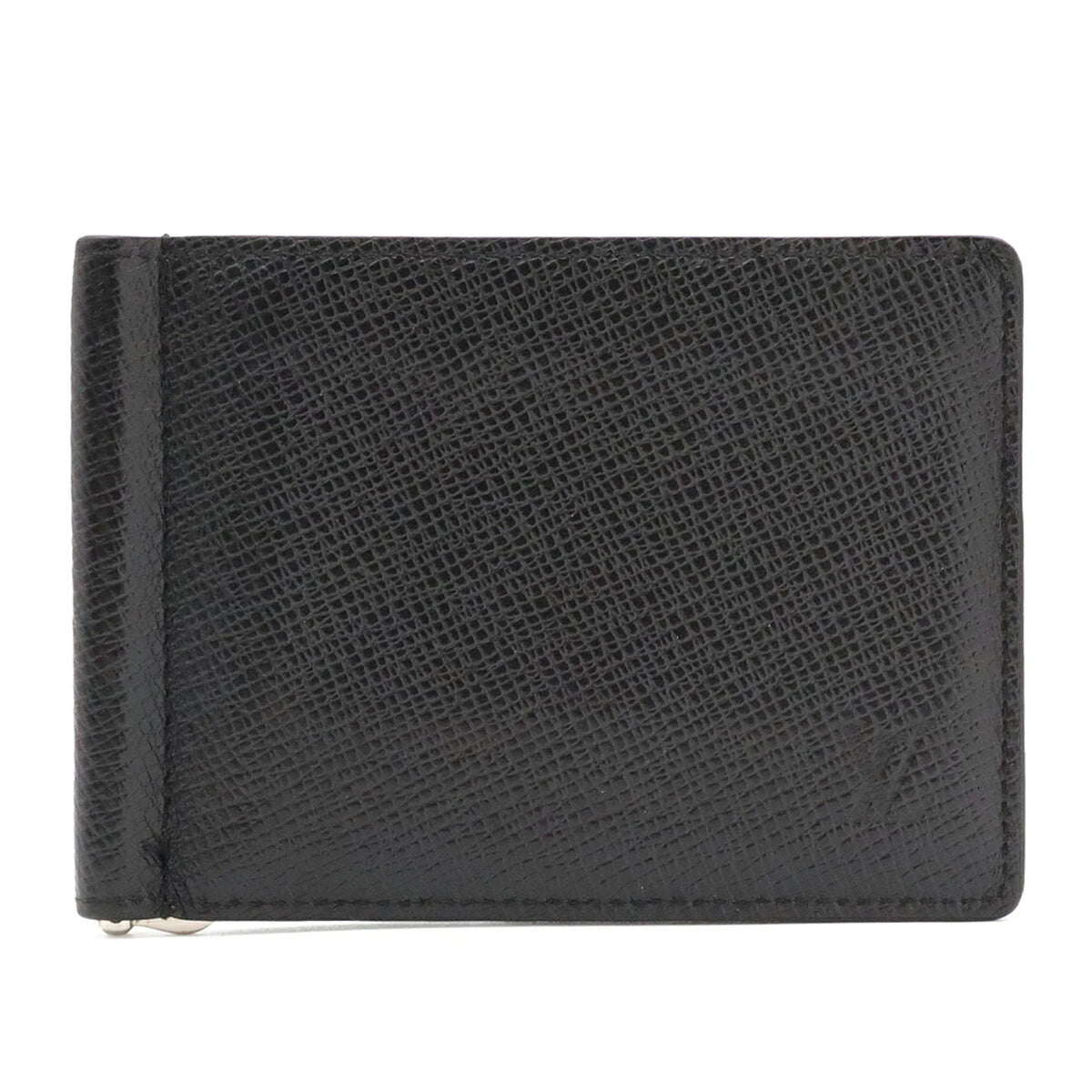 Louis Vuitton Noir Taiga Leather Leather Bill Wallet (Bi-Fold) (Pre-Owned)