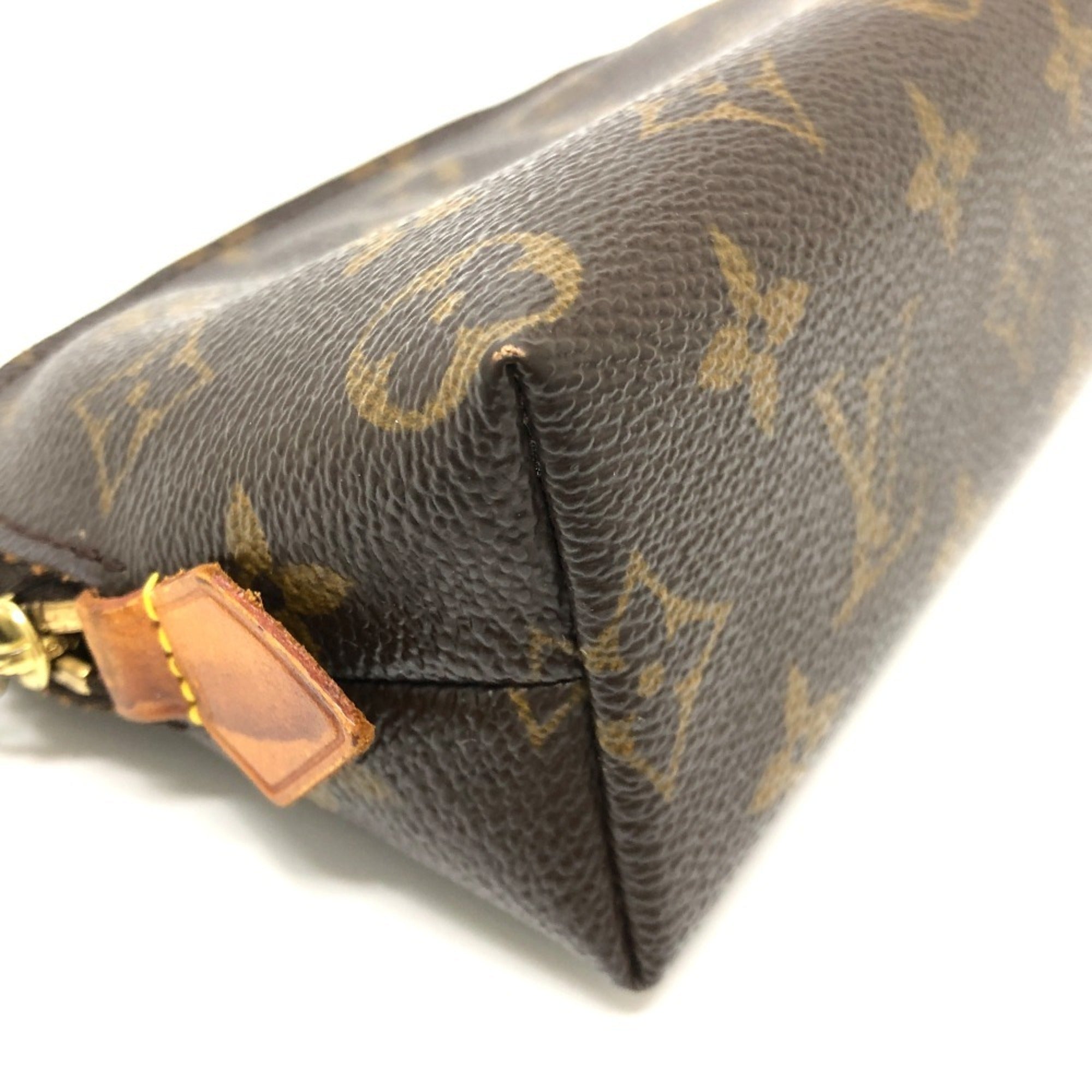 Louis Vuitton Brown Monogram Canvas Pouch (Pre-Owned)