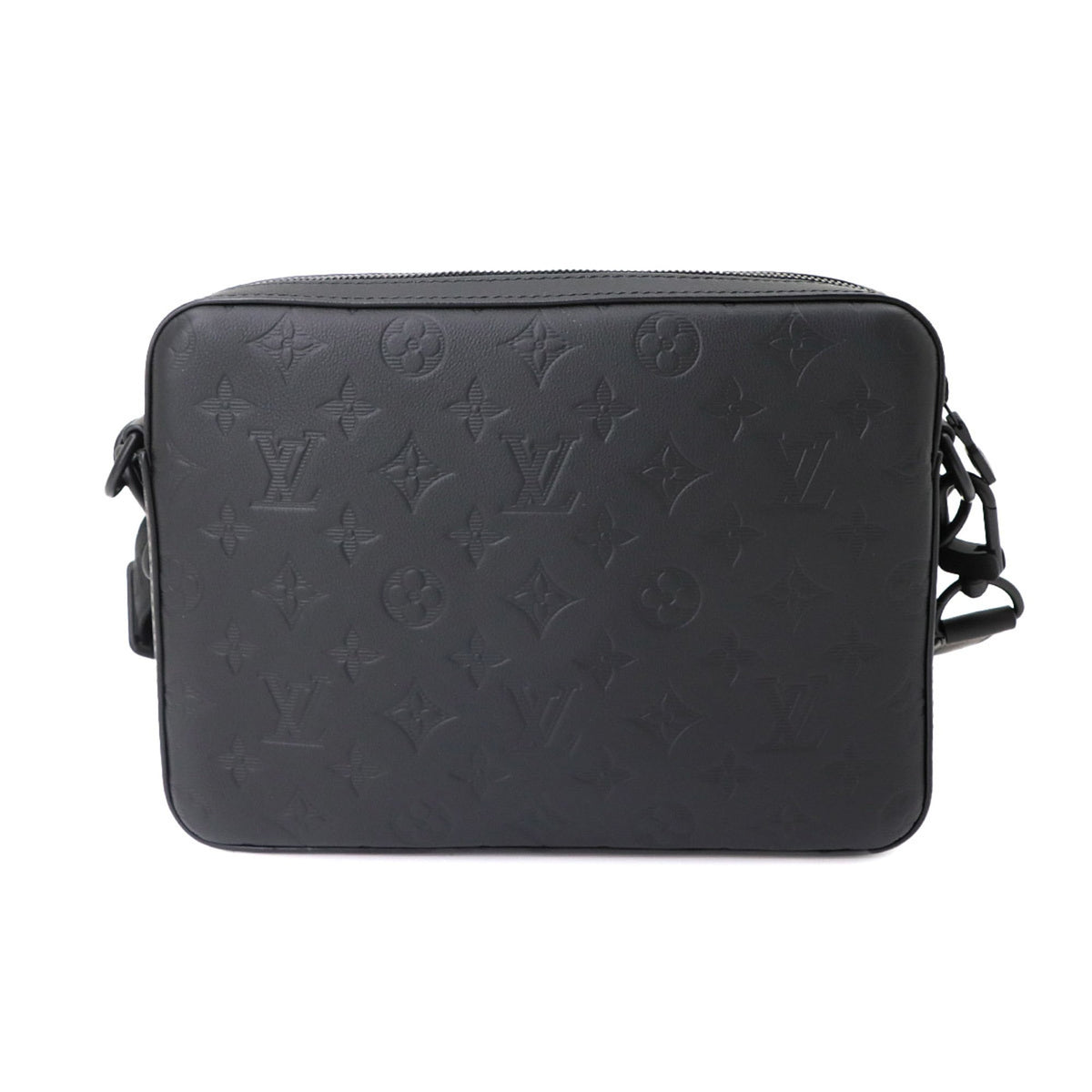 Louis Vuitton Noir Monogram Shadow Handbag Messenger Bag Pouch Shoulder Bag (Pre-Owned)