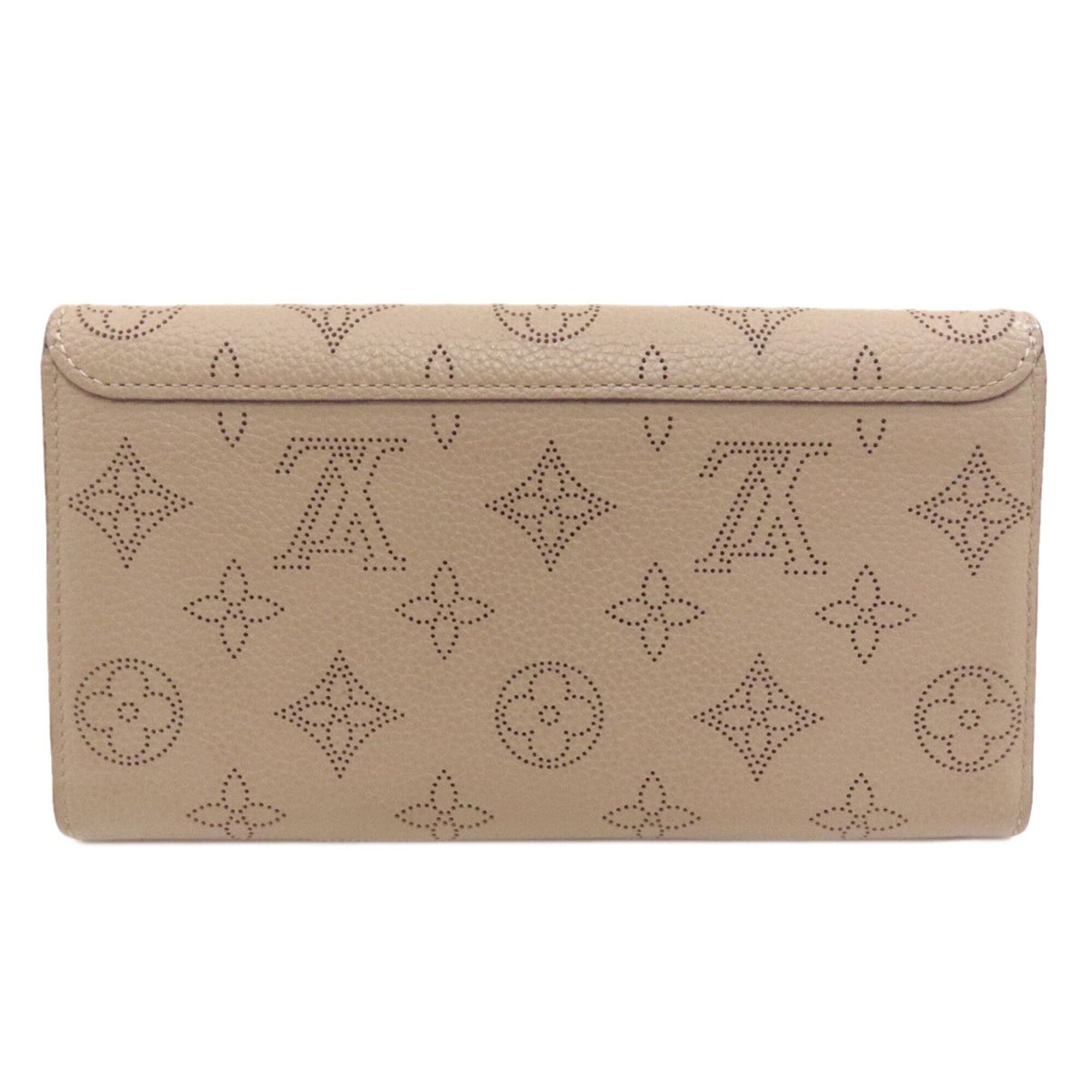 Louis Vuitton Galle Mahina Leather Leather Long Wallet (Bi-Fold) (Pre-Owned)