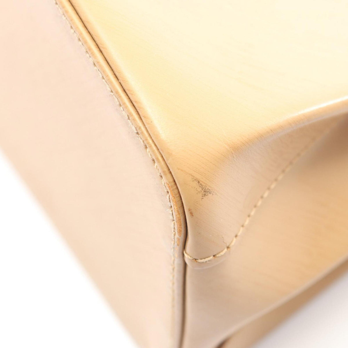 Cartier Beige Leather Handbag (Pre-Owned)